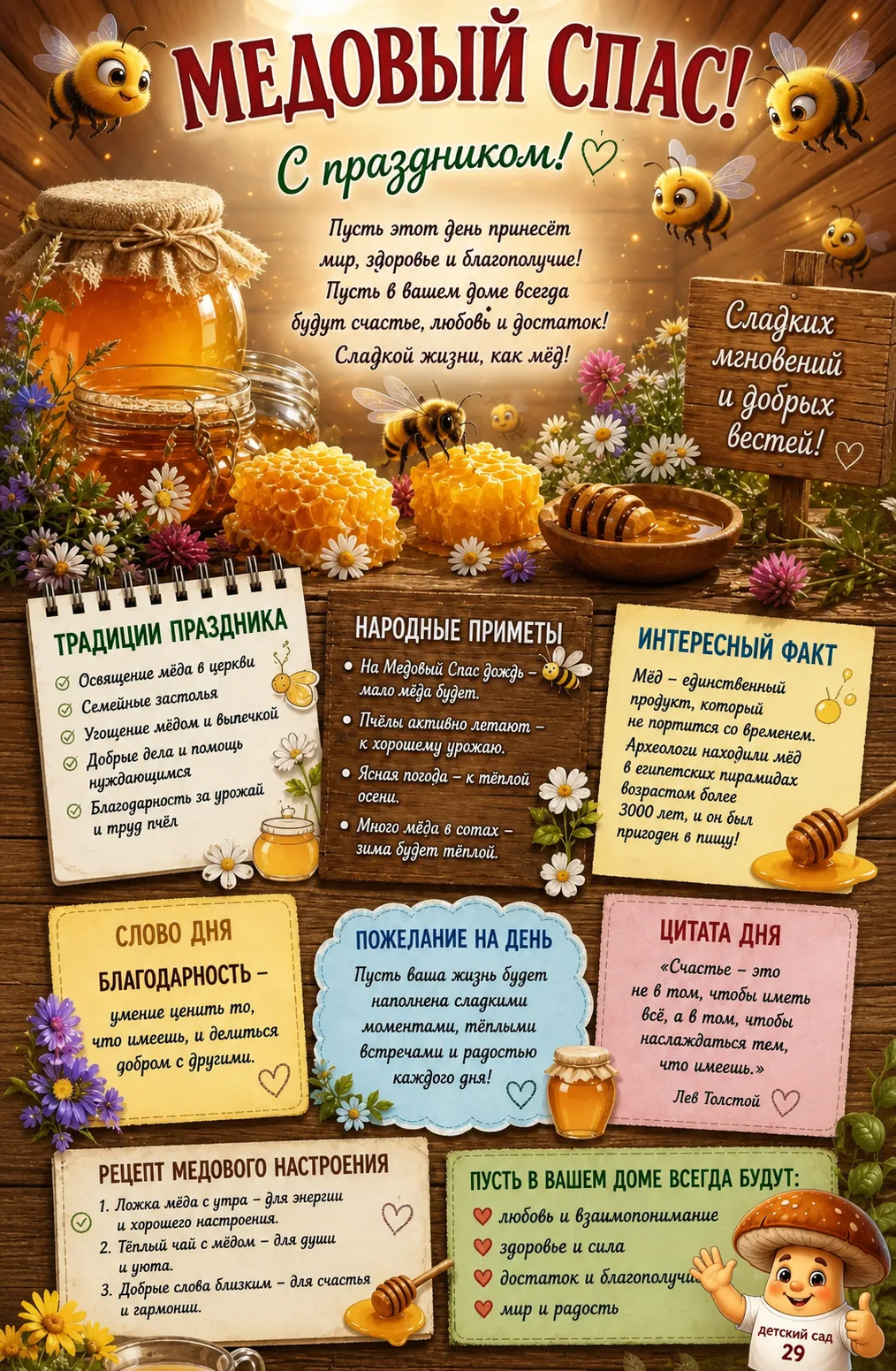 🍯 Интересные факты о мёде, которые вас удивят!