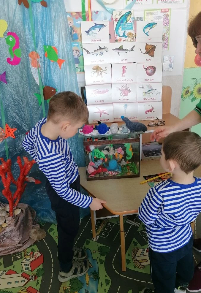 Подводный мир 🌊🐠🐢

Цель: систематизировать знания детей об особенностях и многообразии морского м