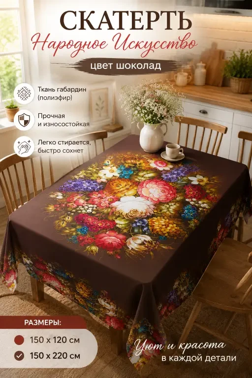 Скатерть Народное Искусство — уют, который радует каждый день 😌🍫

Ну какая сервировка без правильн