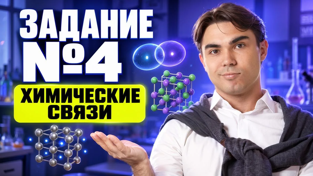 Задание 4 ЕГЭ по химии!