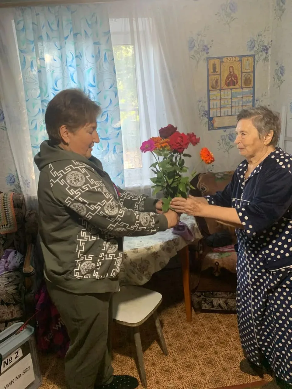 С 80 - летним юбилеем поздравили получателя социальных услуг 20. 09.  2026 года. Мельни...