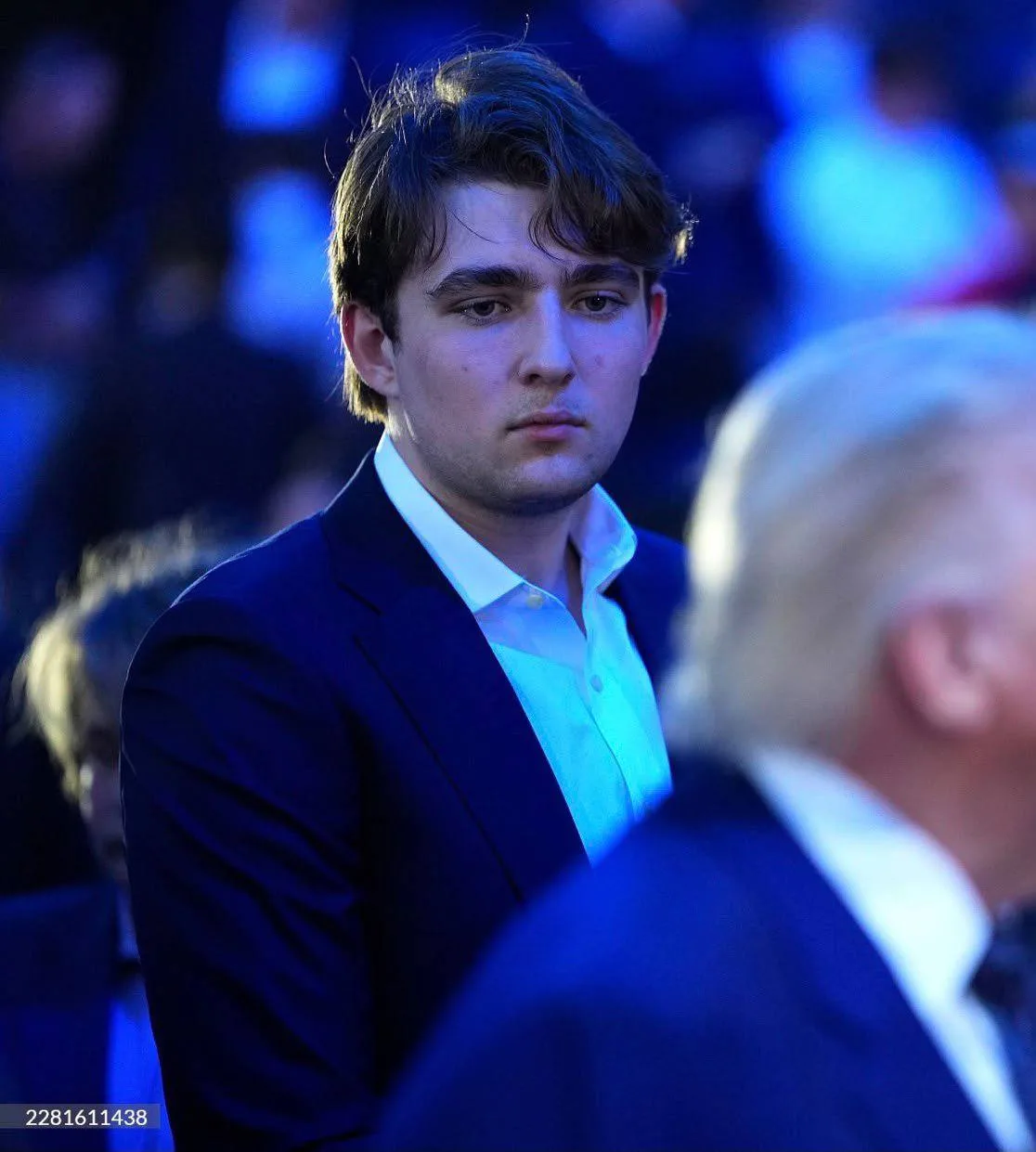 20-летнего Бэррона Трампа выписали из крашей. Парень появился вместе с родителями на вечере UFC, уст