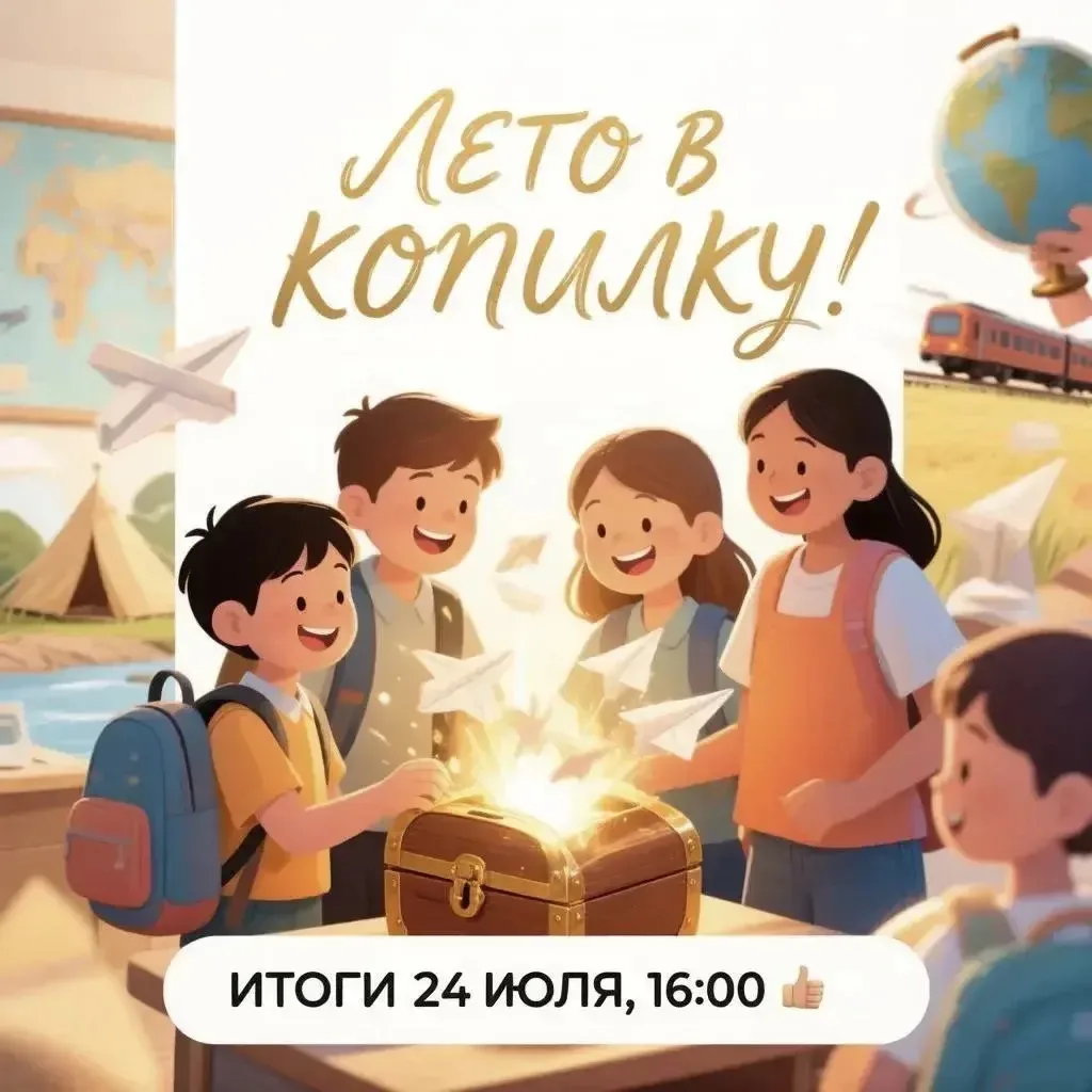 Давайте соберём полную копилку летних открытий!

Расскажите о своём путешествии в нашей группе ВКонт