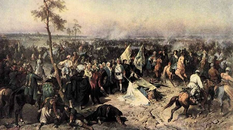 10 июля - День воинской славы России. В 1709 году русская армия под командованием Петра Первого одер