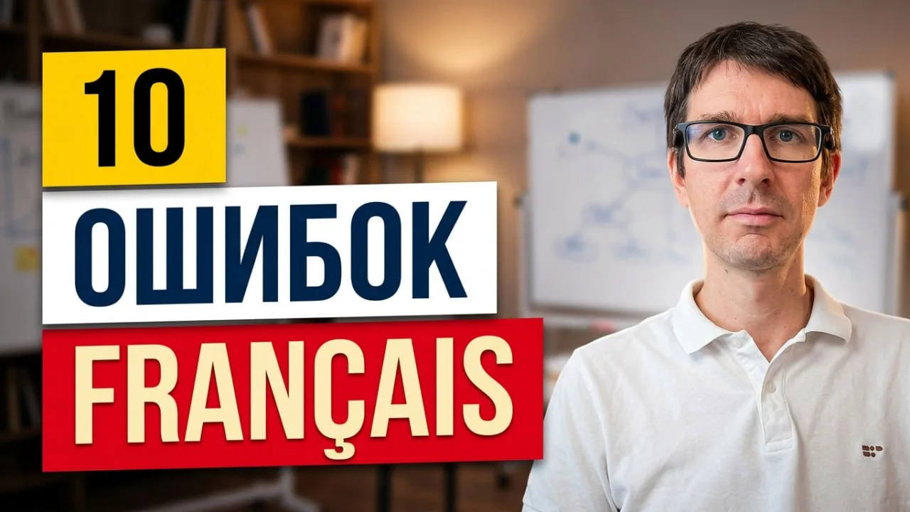 🇫🇷 Новый видео-урок: 10 самых частых ошибок русскоговорящих во французском