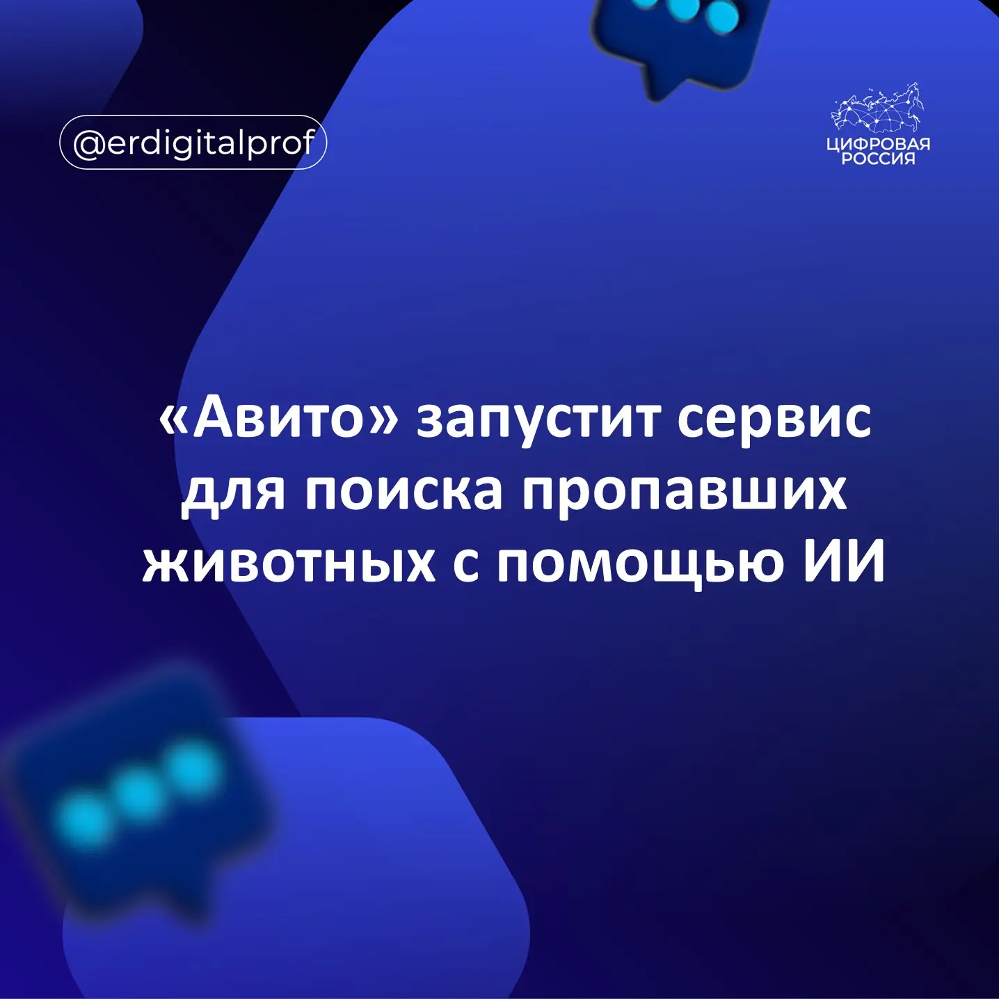«Авито» с 6 июля запустит сервис «ХвостРадар» для поиска пропавших животных по фотограф...