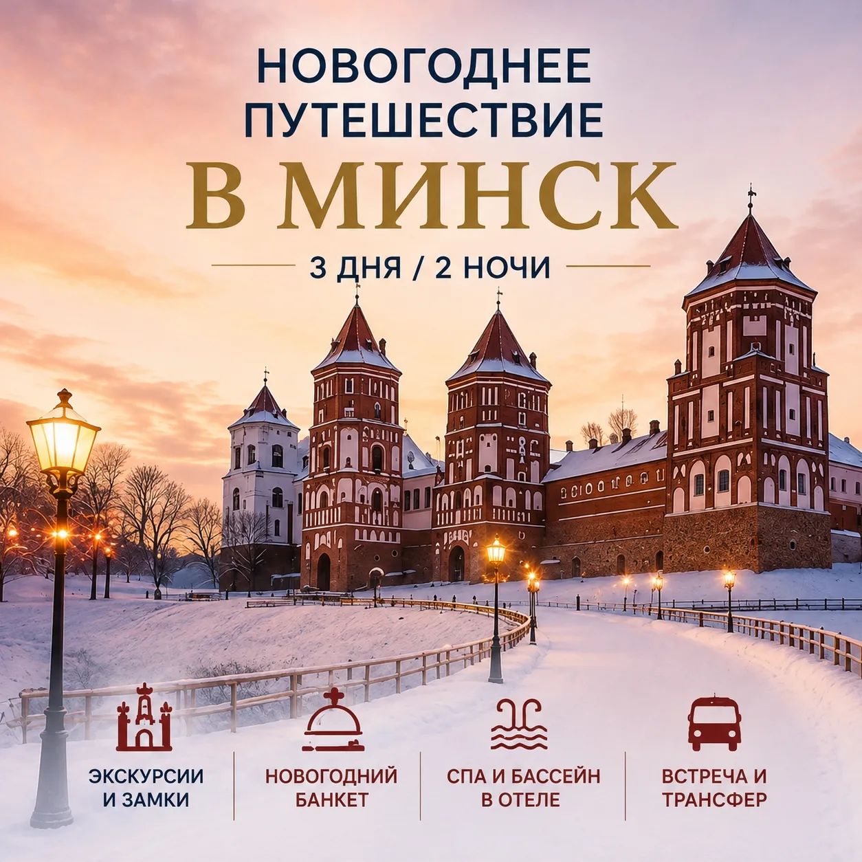 🎄 НОВОГОДНЕЕ ПУТЕШЕСТВИЕ В МИНСК
