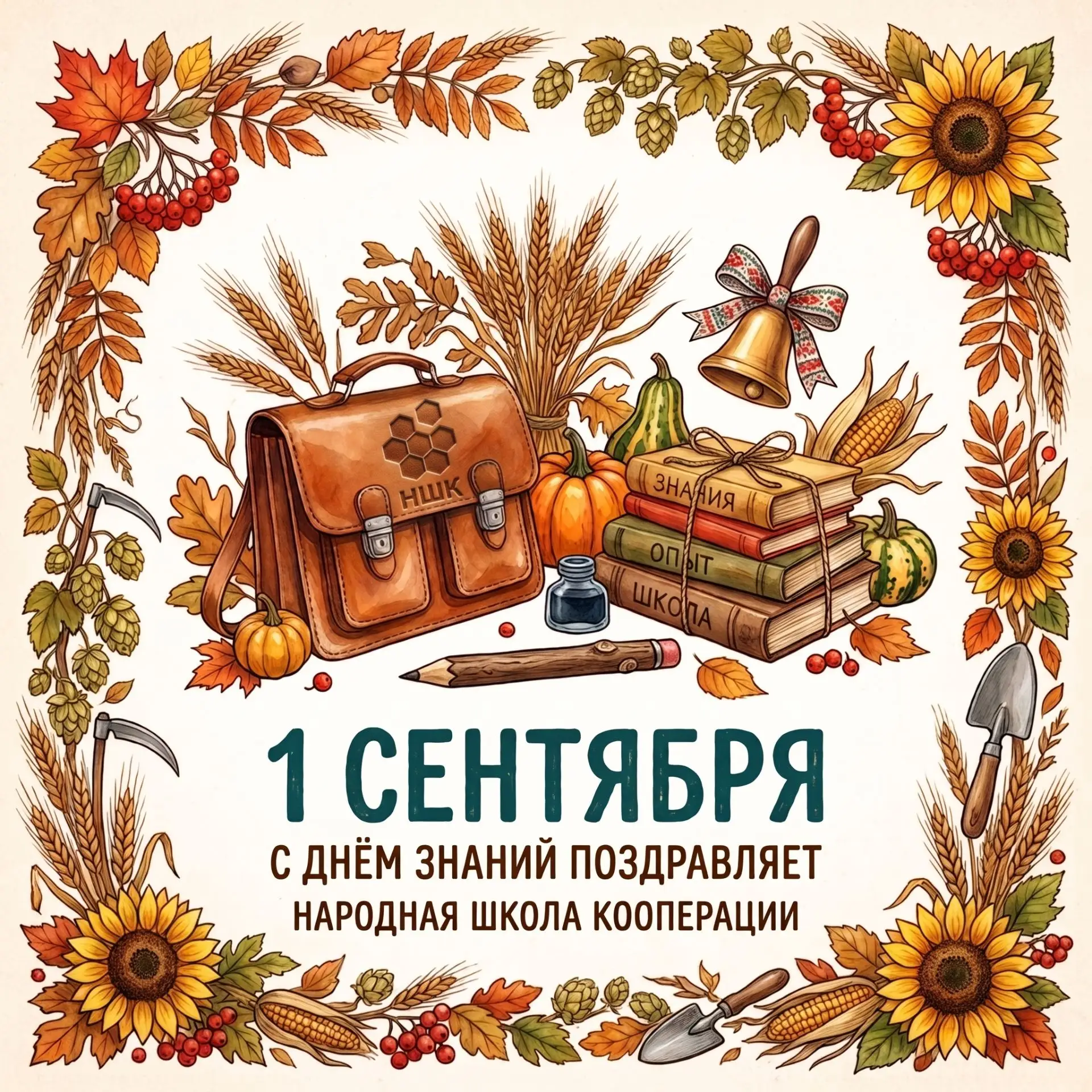 Друзья и коллеги, поздравляю с 1 сентября!