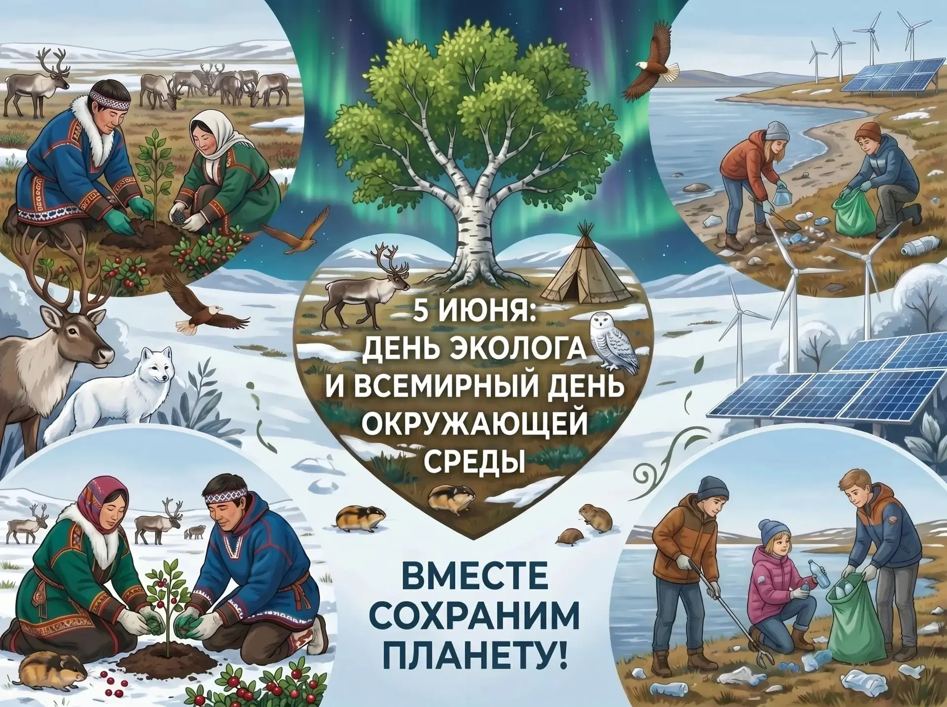 ☘️Сегодня, 5 июня, отмечается День эколога — профессиональный праздник всех, кто посвятил свою жизнь