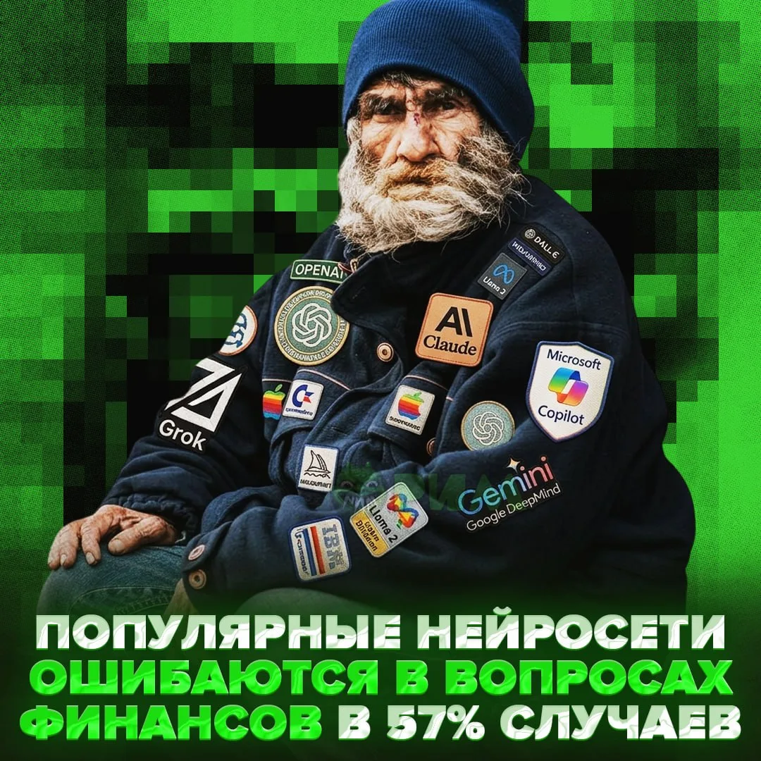 🤑Нейронки — УЖАСНЫЕ финансисты: ИИ-модели ошибаются в вопросах денег чаще, чем каждый ...