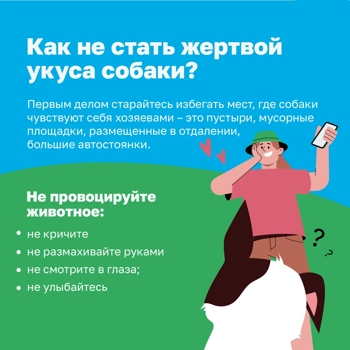 Укусы собак — не такая редкая ситуация, как кажется: они могут произойти и на прогулке ...