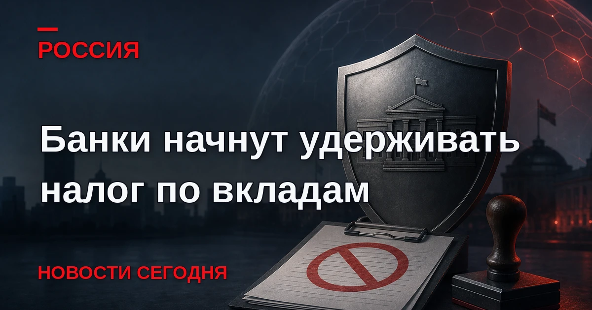 Налог по вкладам со следующего года будет уплачиваться иначе: его сразу удержат банки. ...