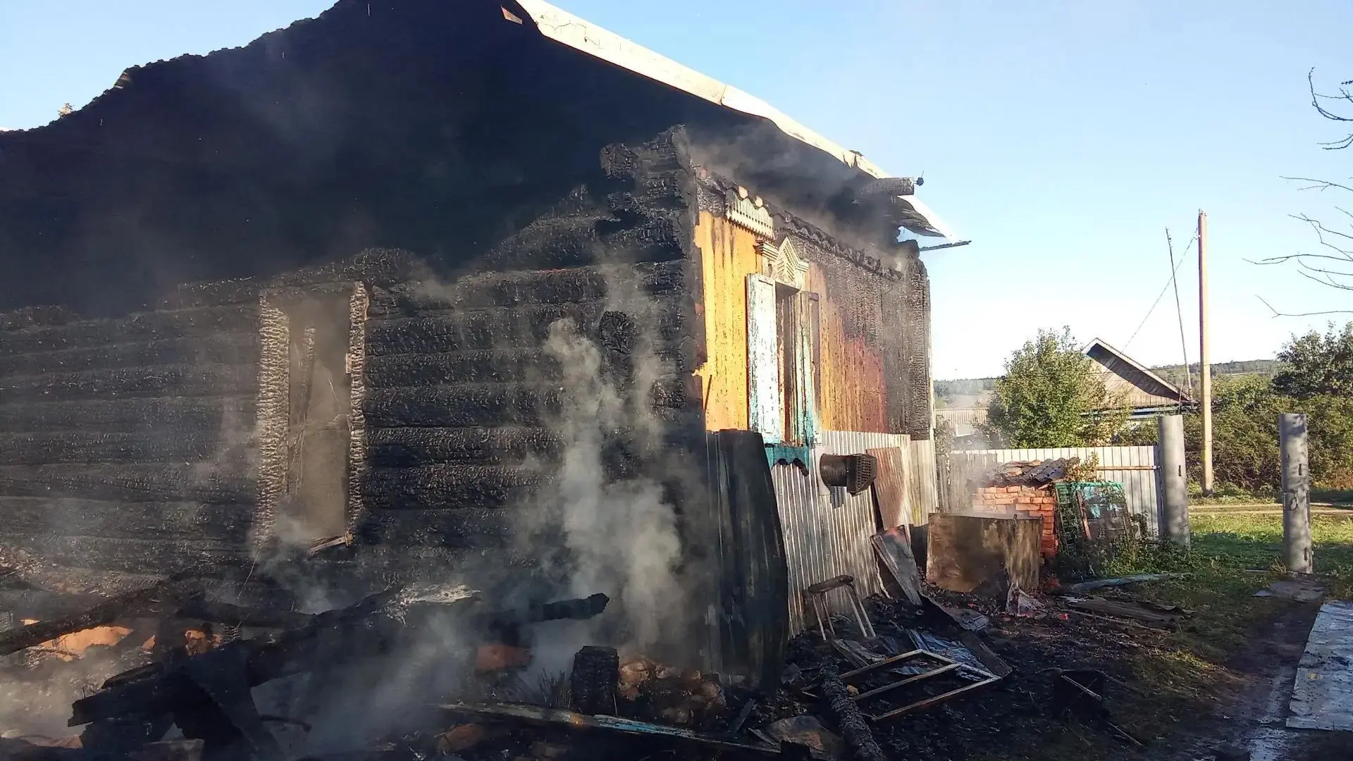 Пожар в Буздякском районе унес жизнь пожилого человека