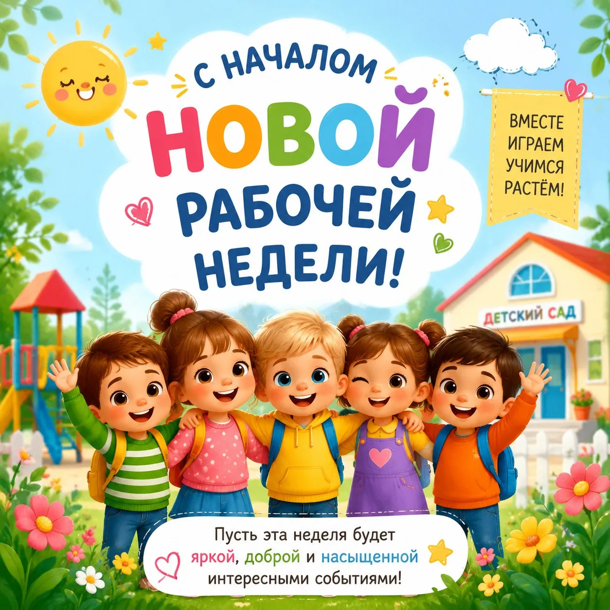 Понедельник улыбается тем, кто готов улыбнуться в ответ. С улыбкой всё становится легче. И проще. И 