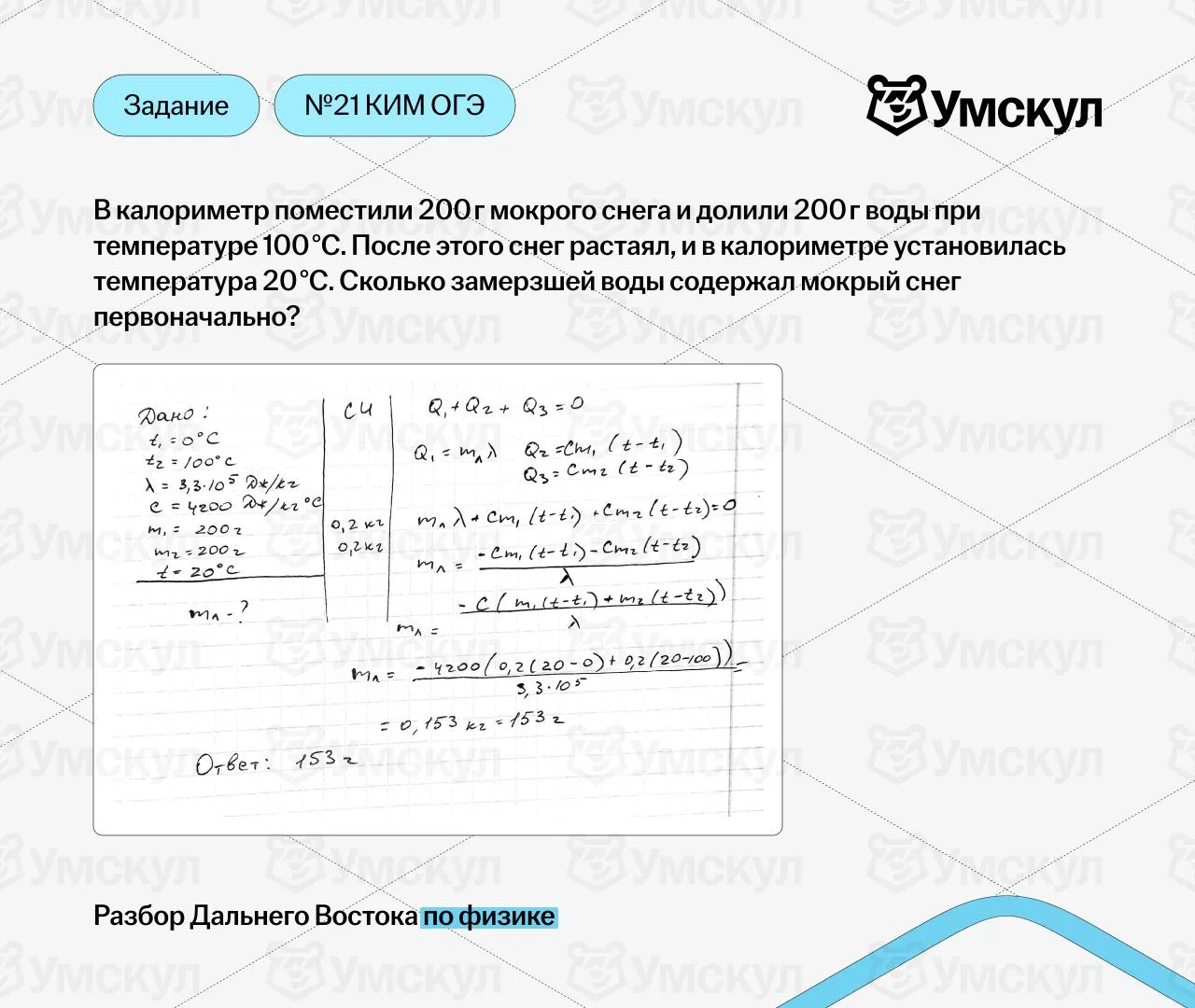 Доброе утро! Первая партия задач с экзамена ✨