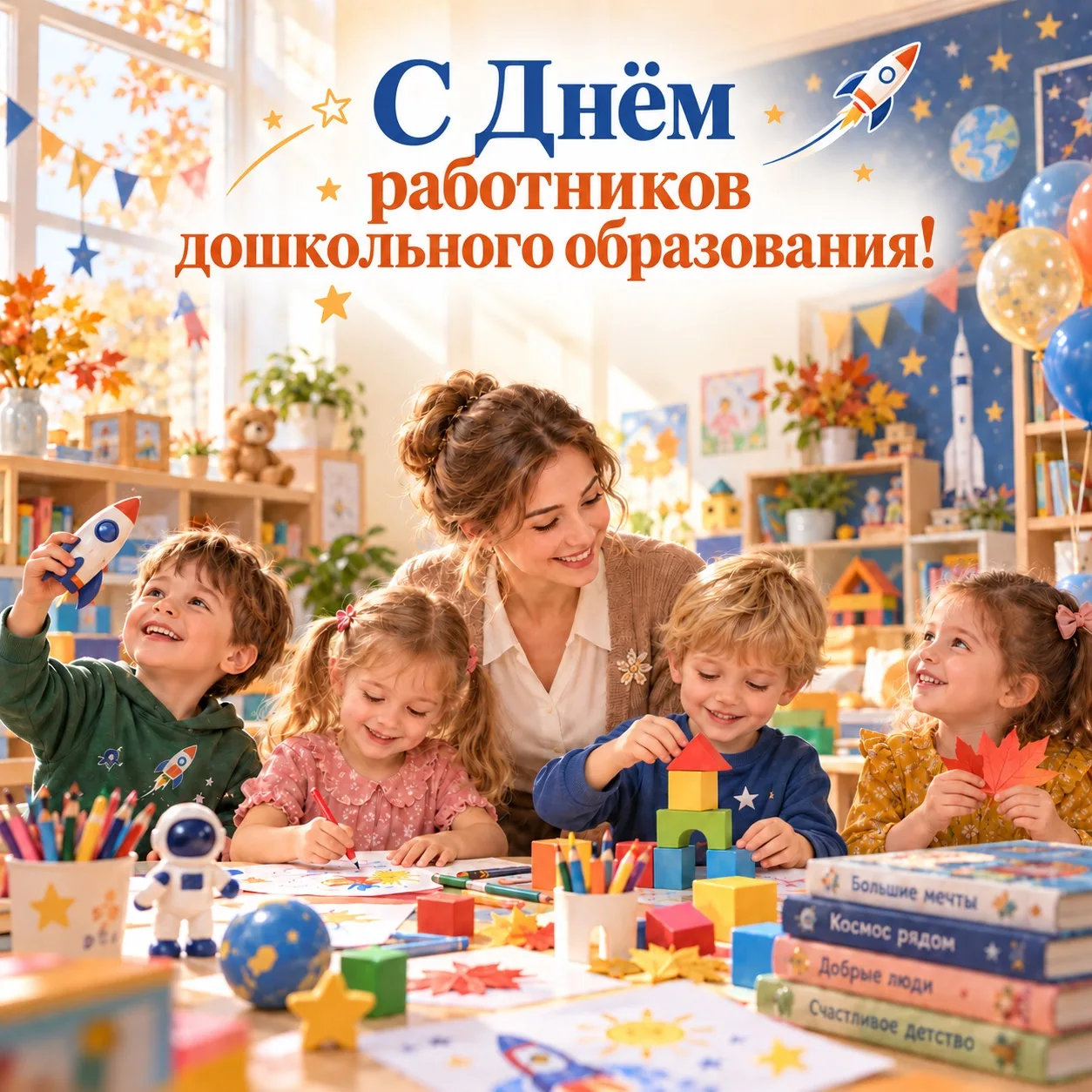 Поздравляю работников дошкольного образования Королёва с профессиональным праздником!