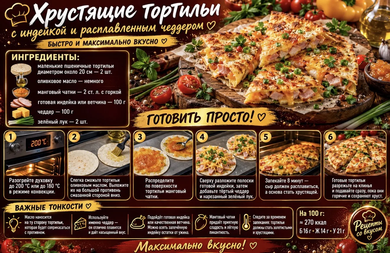 Тортильи с сыром