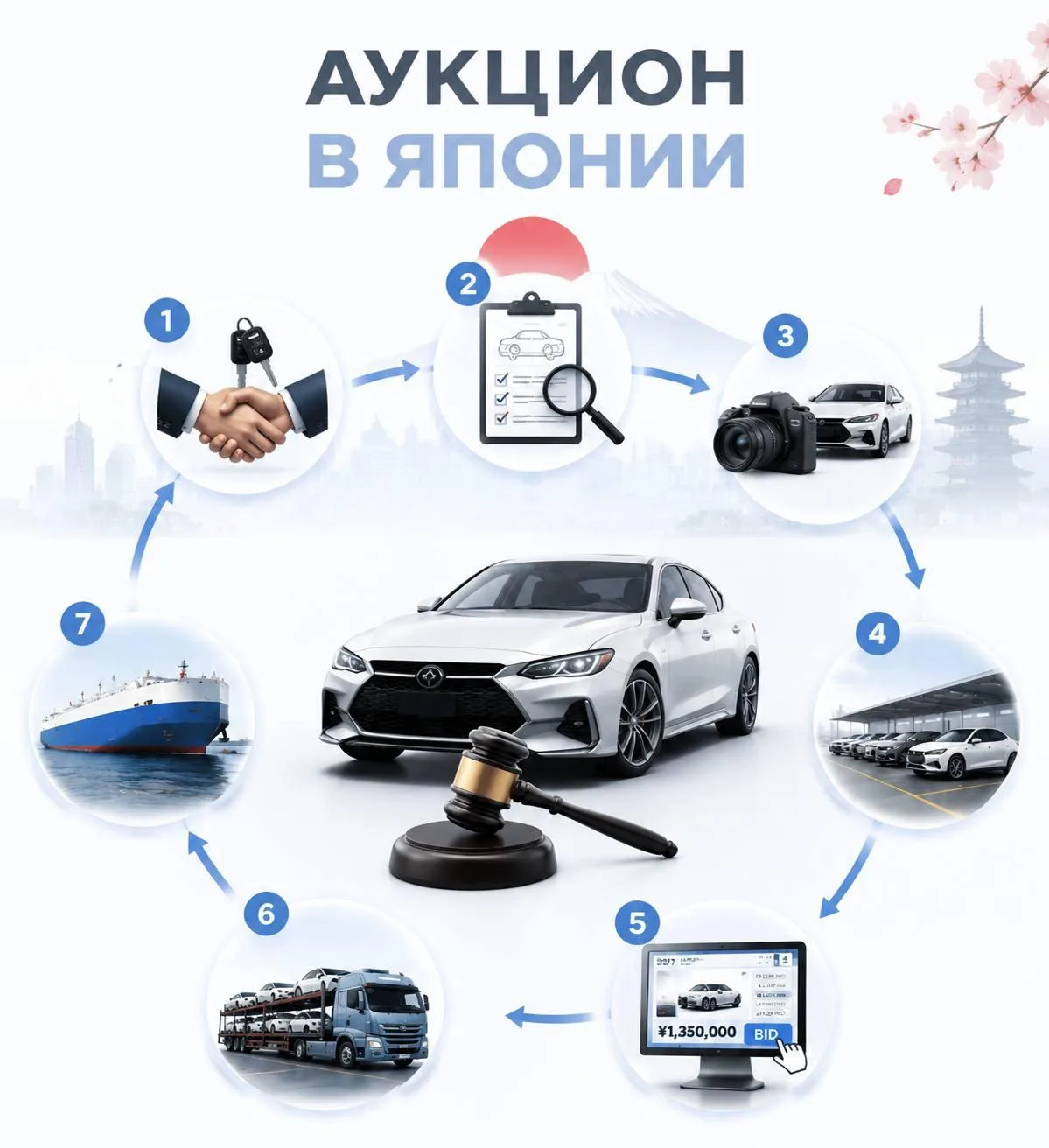🇯🇵 Как проходит аукцион в Японии

Покупка автомобиля на аукционе Японии — это не просто «кто-то вы