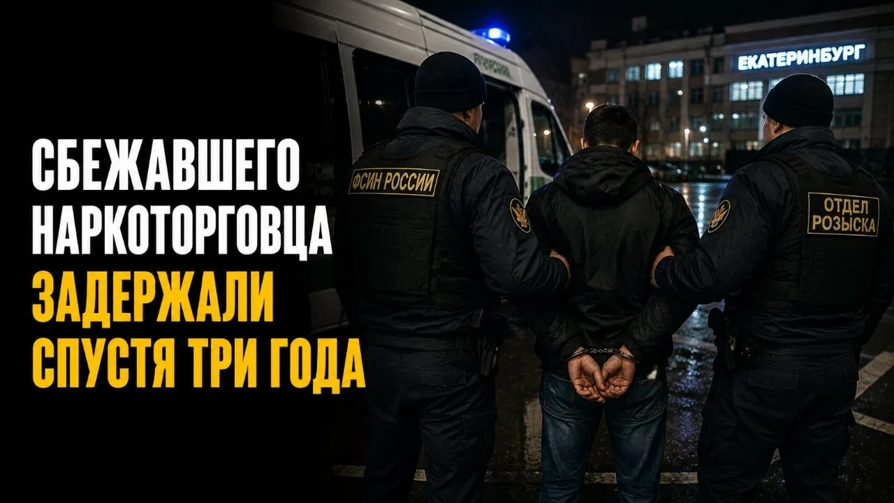 СБЕЖАВШЕГО НАРКОТОРГОВЦА ЗАДЕРЖАЛИ СПУСТЯ ТРИ ГОДА