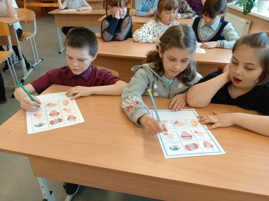 "Нескучная лаборатория" снова в поисках новых знаний Сегодня ребята узнали, какие орган...