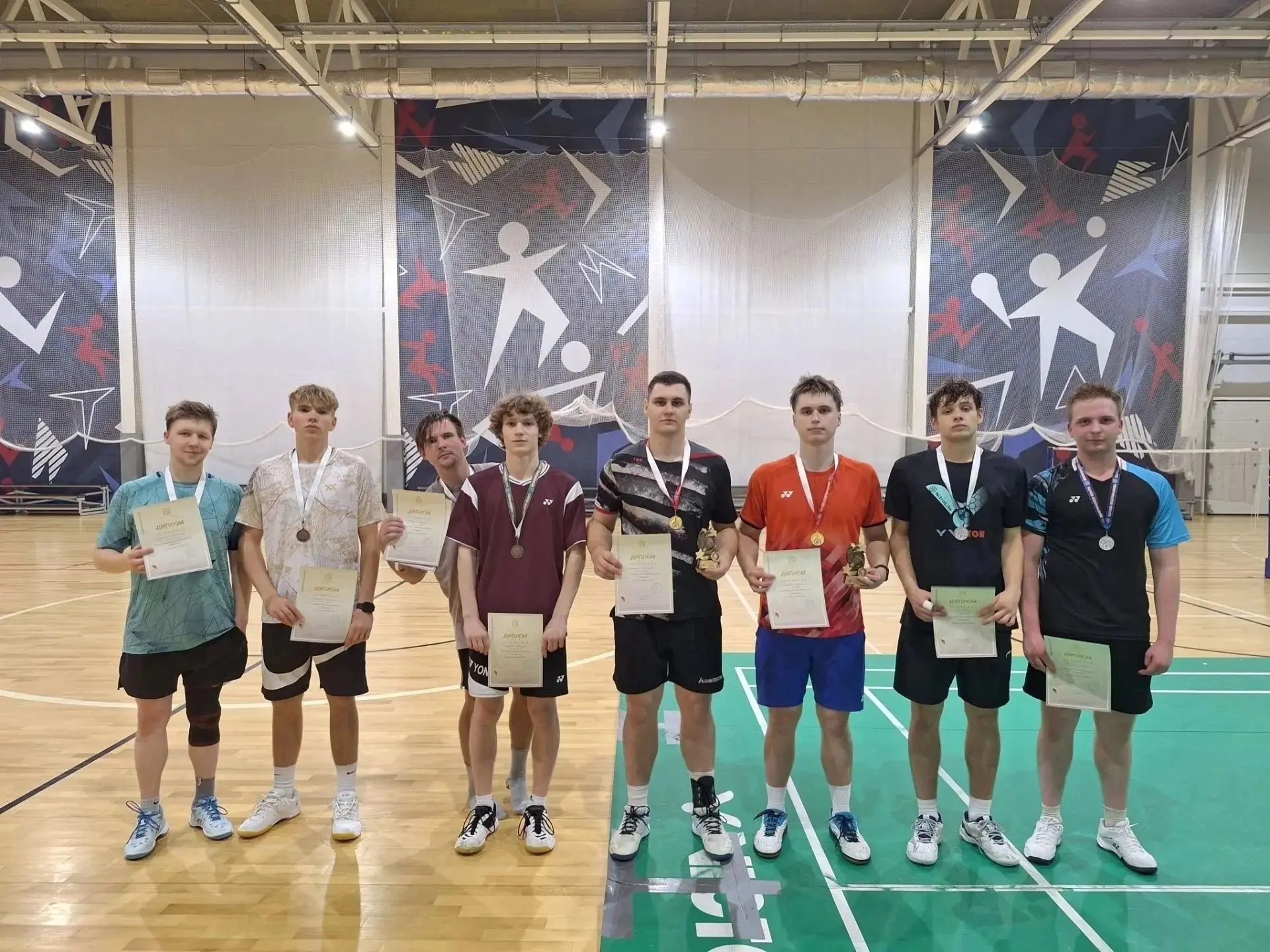Соревнования по бадминтону в Центре спортивной подготовки🏆