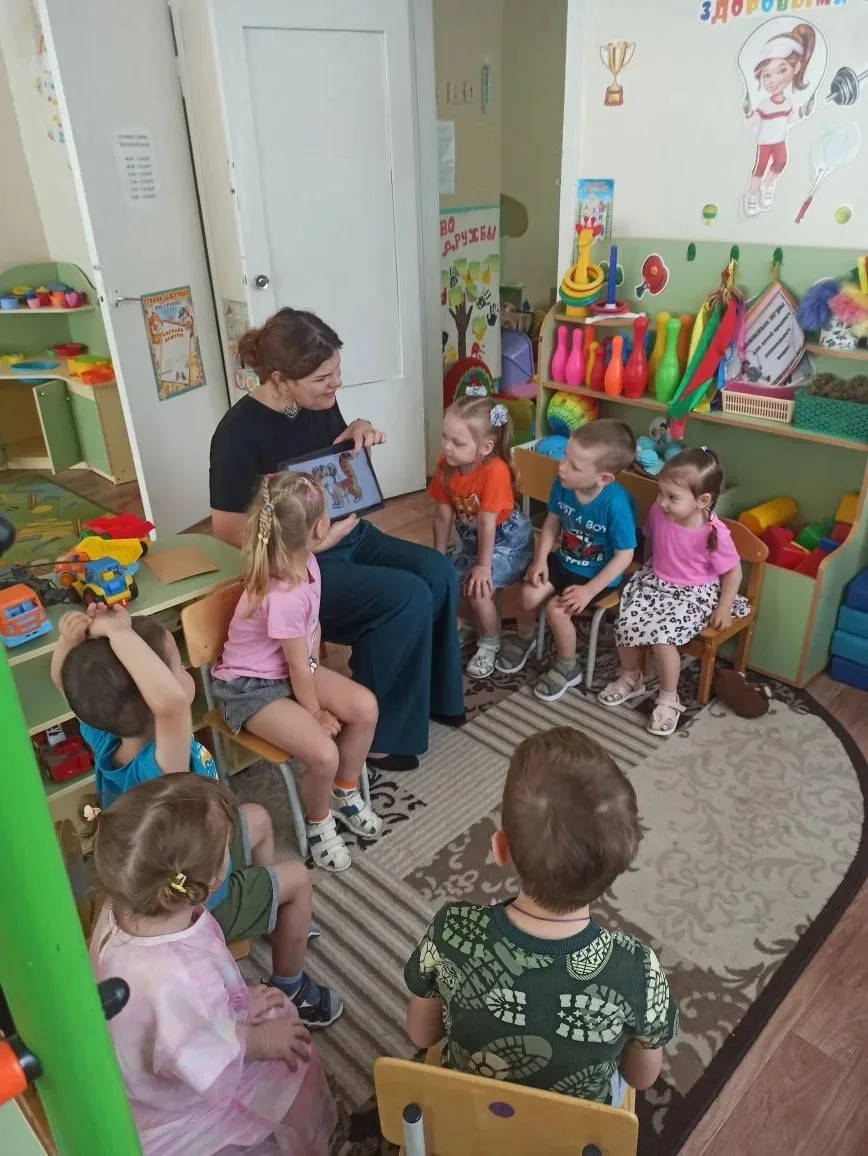 У младшей группы прошло занятие по сказко- терапии в Рамках Инновационной деятельности ...