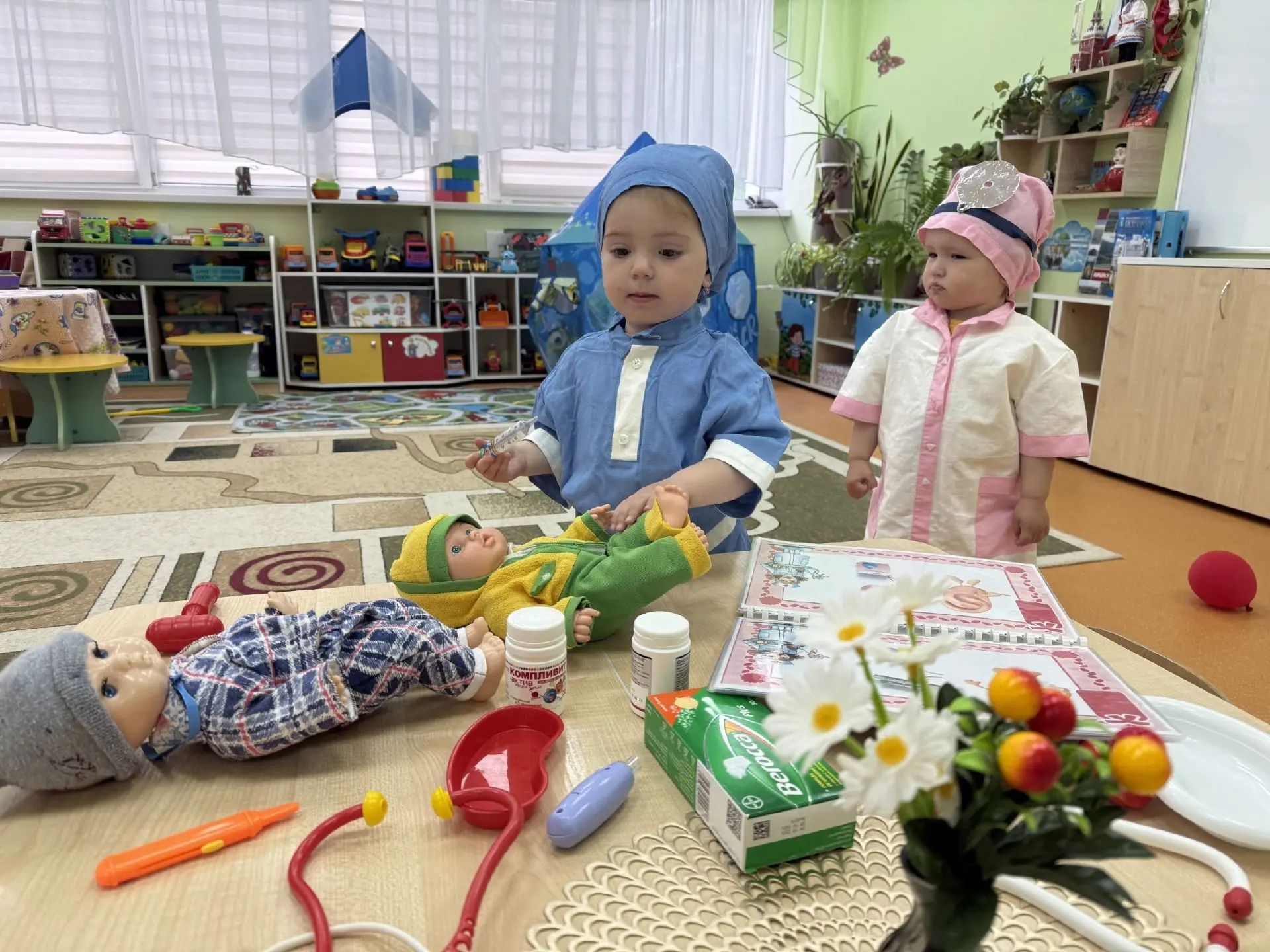 Кукла заболела