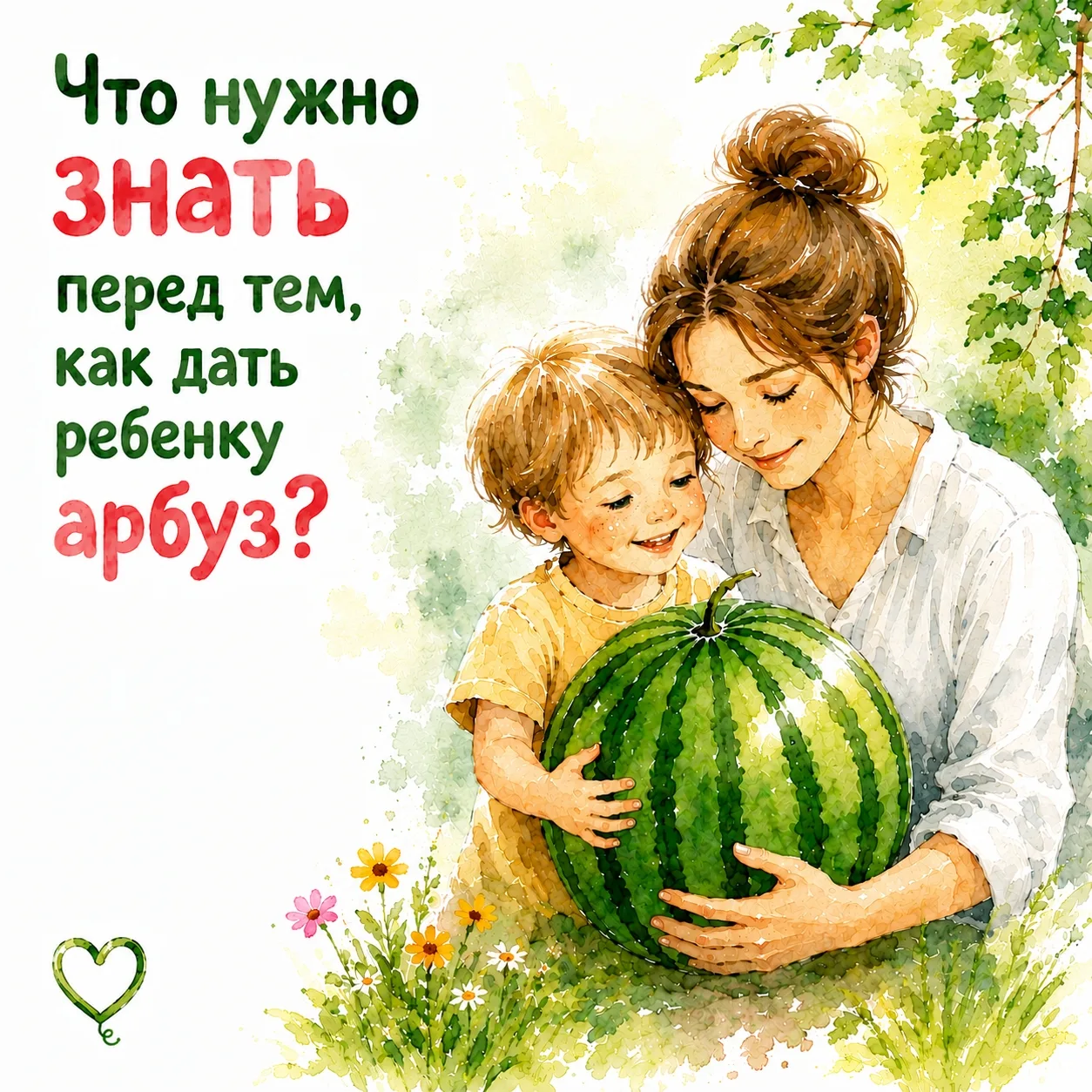 👶  Почему маленьким непоседам нельзя много арбуза?
