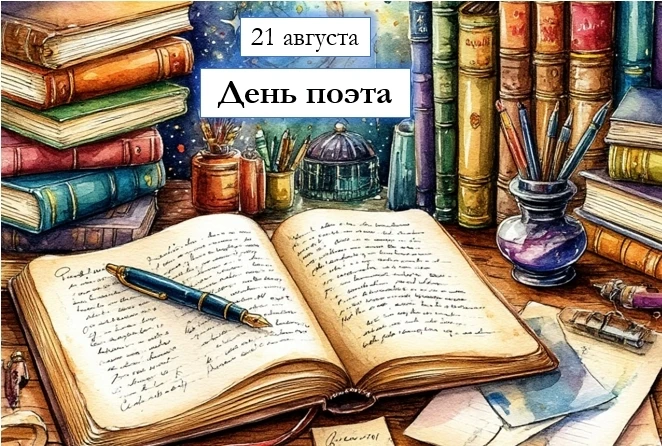 📚 21 августа отмечается День поэта!