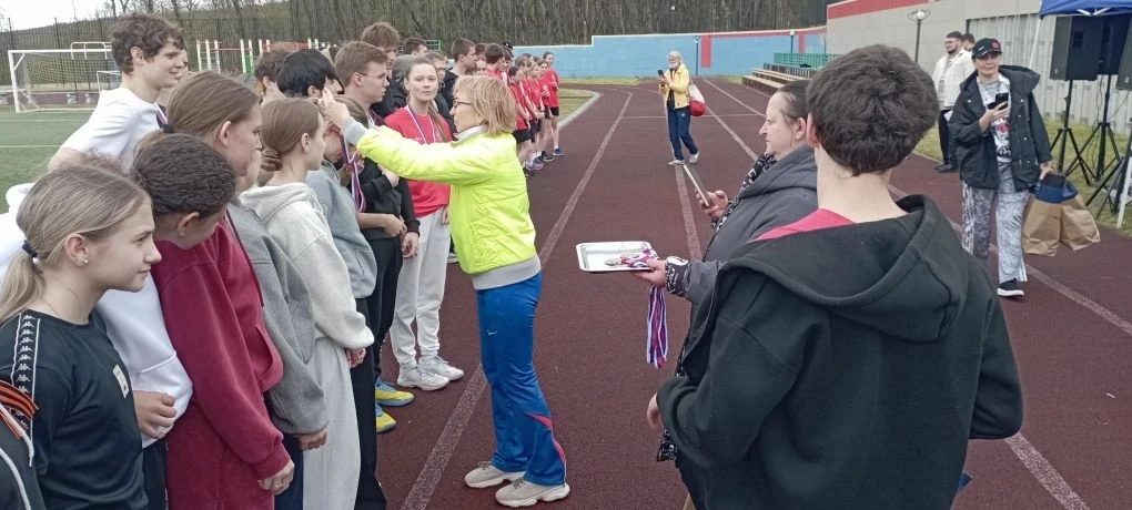 🏃‍♂️🎉 Спортивные успехи гимназии!  Поздравляем команду нашей гимназии с завоеванием 3-го места в лег