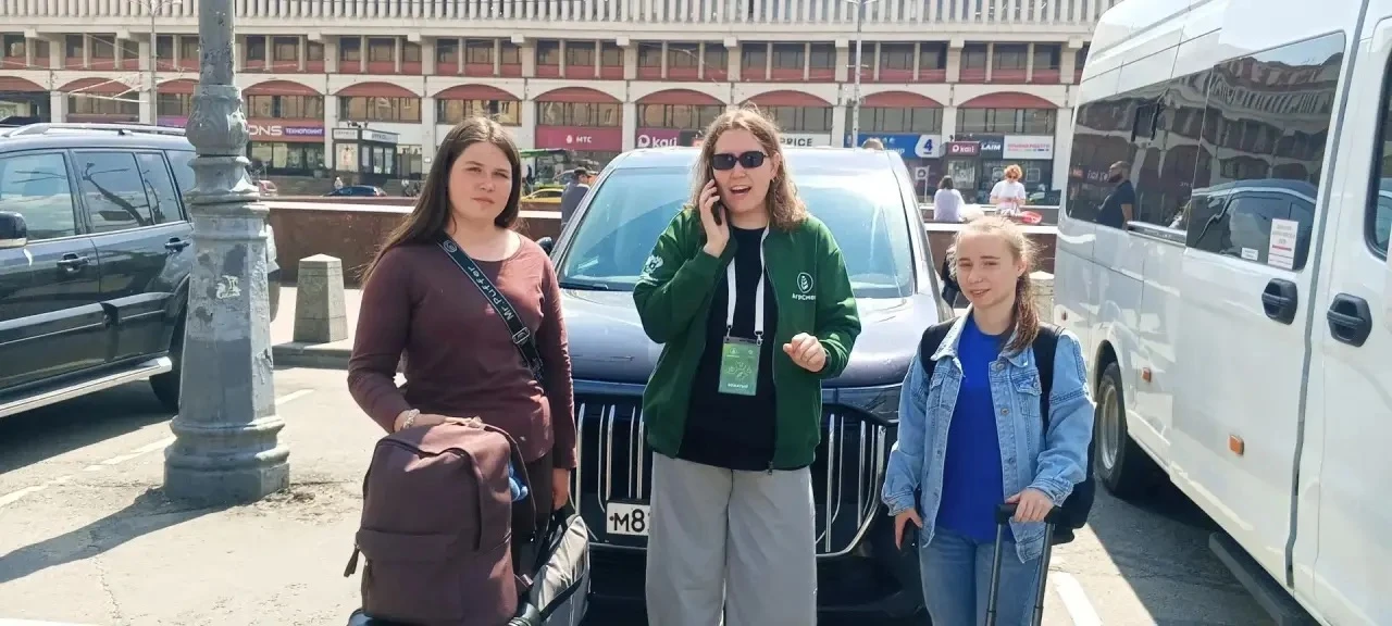 🍃🔥Ученицы агротехкласса из Галича — на старте «АгроСмены» в Калужской области✨