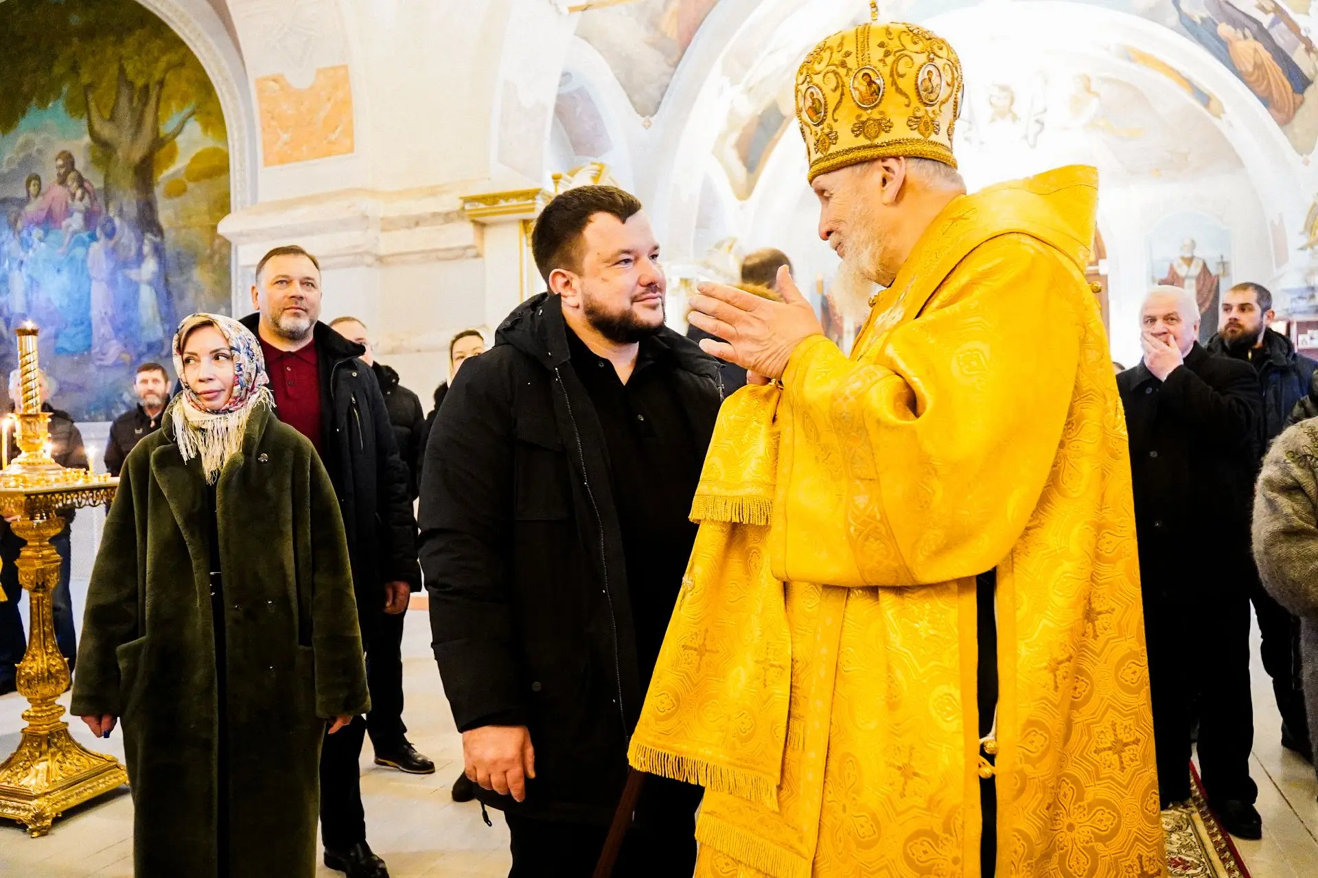 Сегодня в Преображенском храме села Андреевские Выселки службу возглавил епископ Балашихинский и Оре