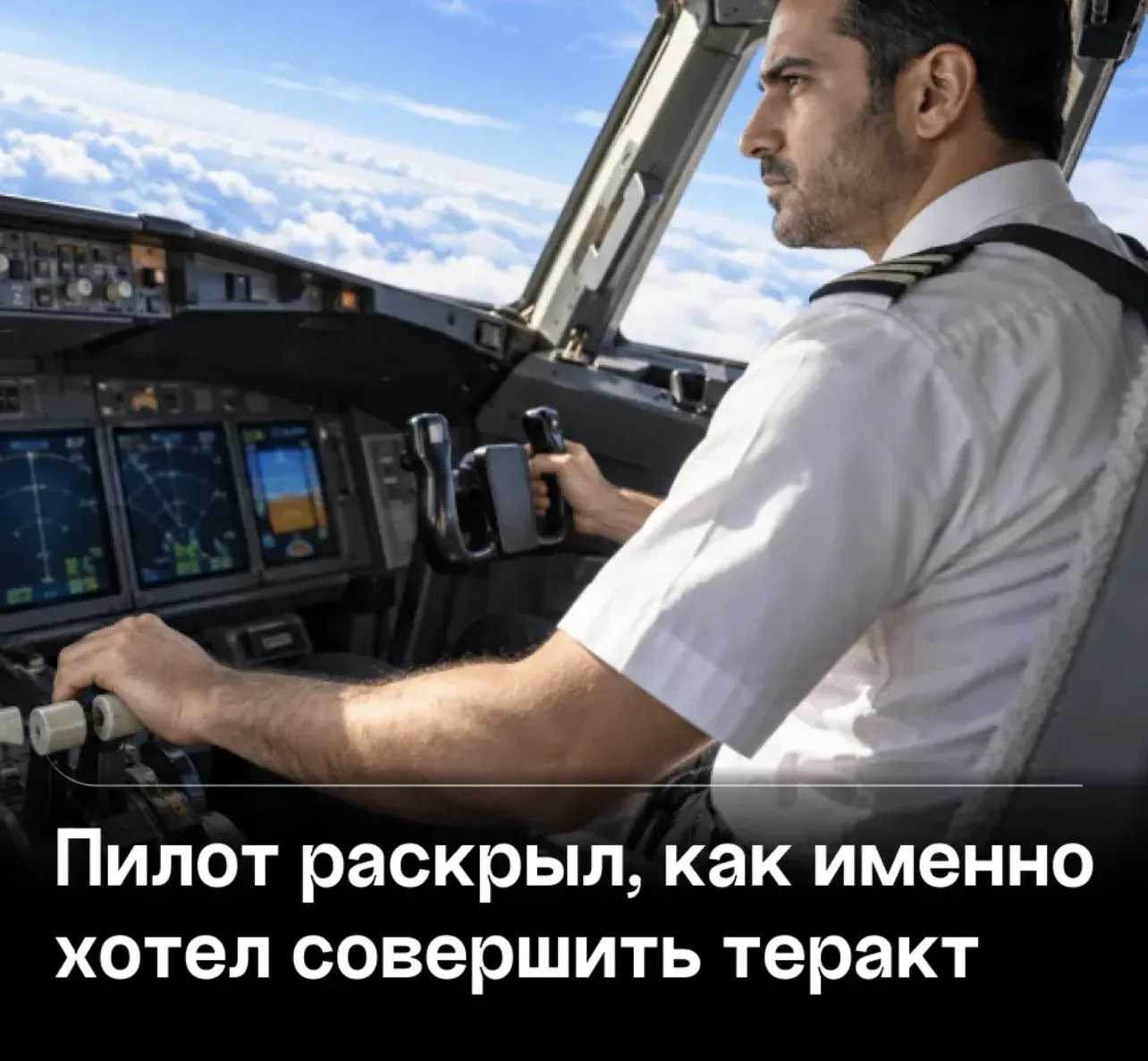 Пилот-радикал, который едва не устроил теракт, собирался направить самолет в терминал а...