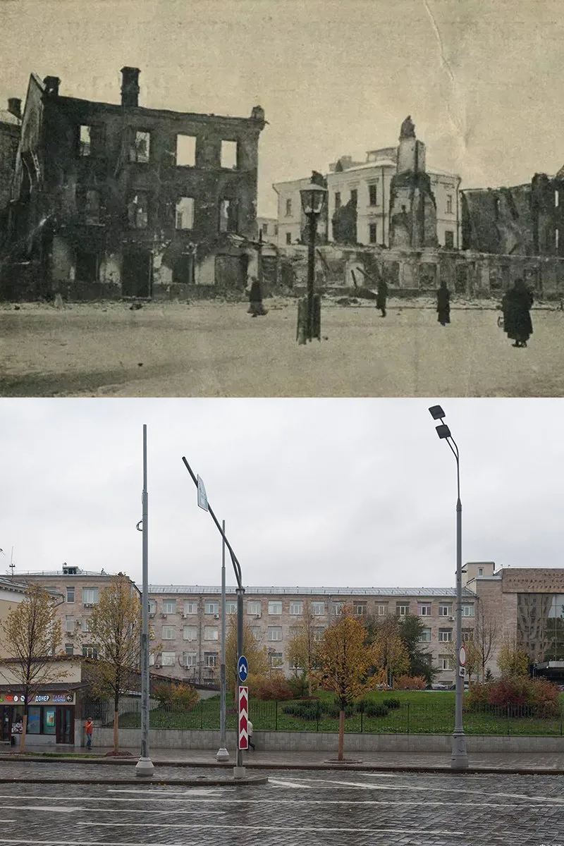 📍Баррикадная улица.    1905/2025 год.  💡Во время революции 1905 года на Пресне шли бои. В результате