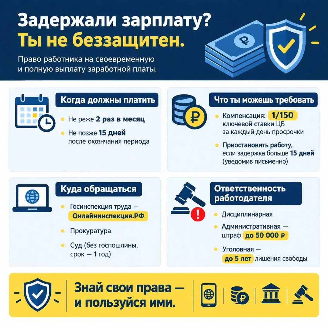 КУДА ОБРАЩАТЬСЯ, ЕСЛИ НАРУШЕНЫ ВАШИ ТРУДОВЫЕ ПРАВА