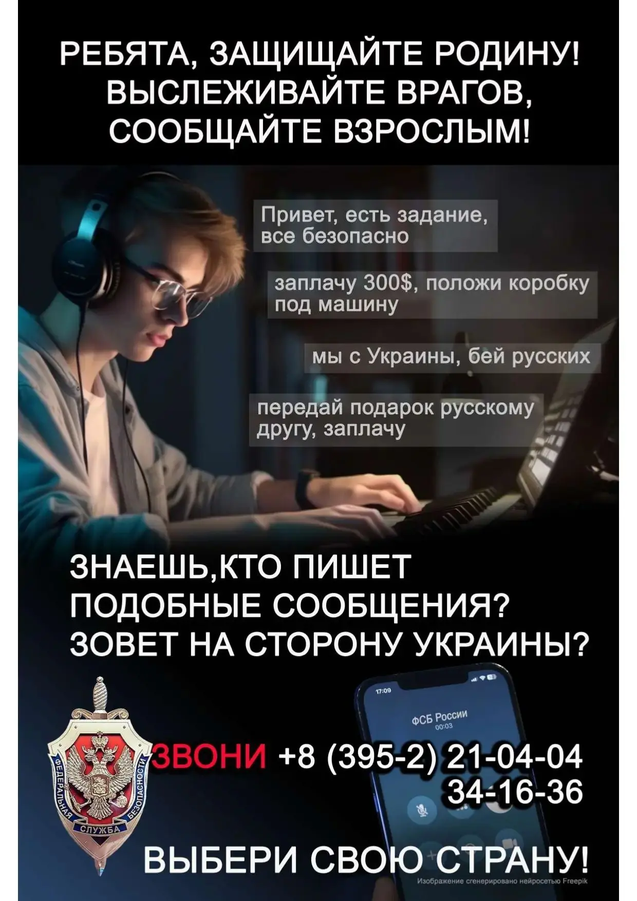 Будь начеку! Как не стать марионеткой спецслужб На просторах интернета можно встретить заманчивые пр