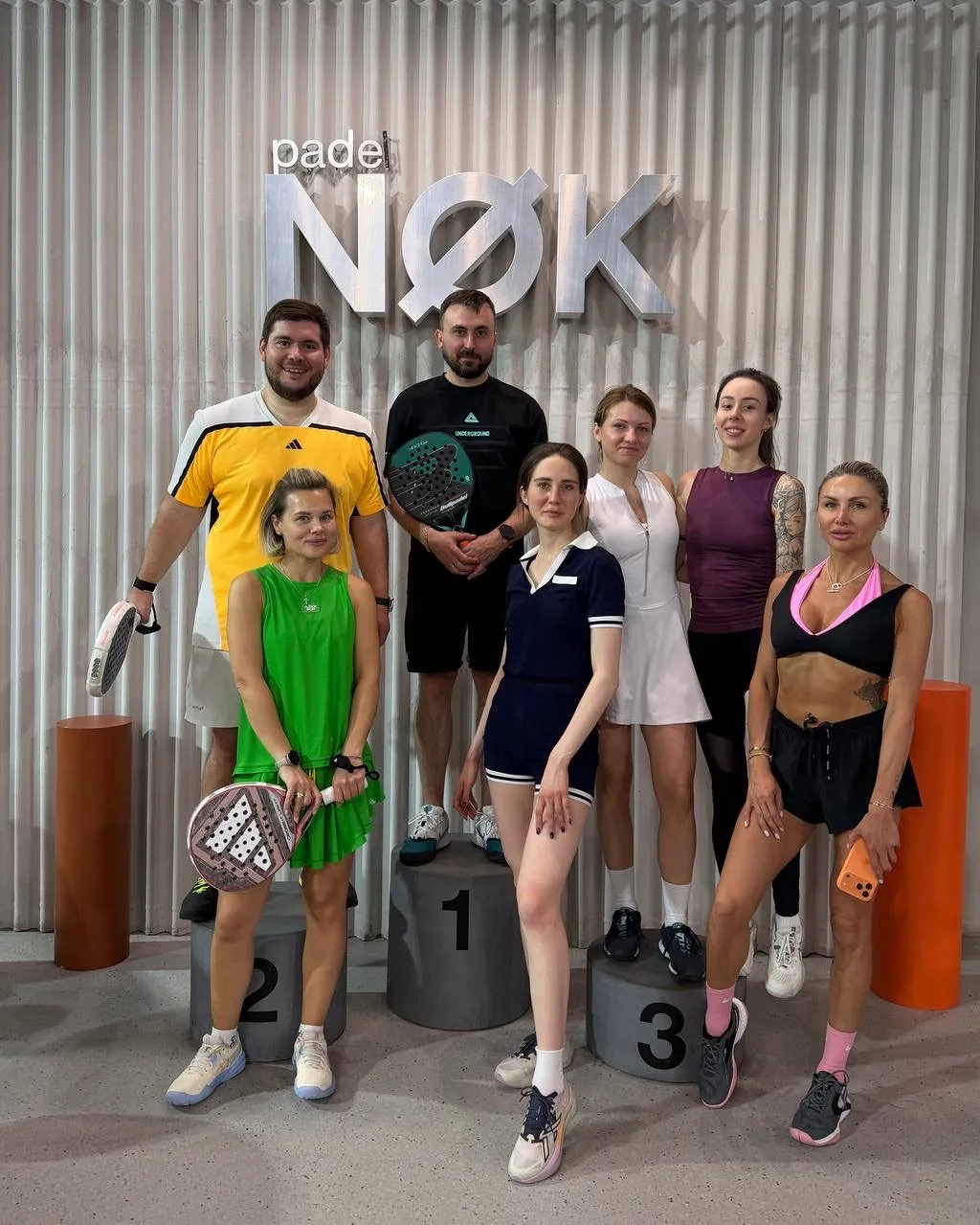 В третий раз сыграли в Мафию на корте в padel NOK 🎭
