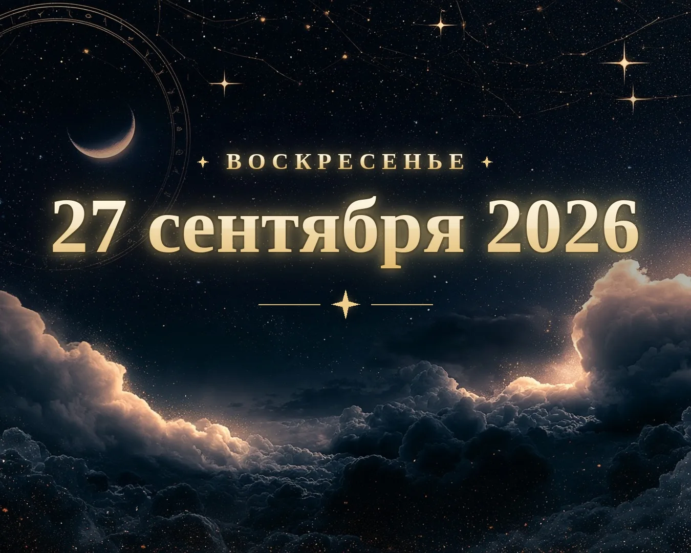 ПРОГНОЗ НА 27 СЕНТЯБРЯ 🌙