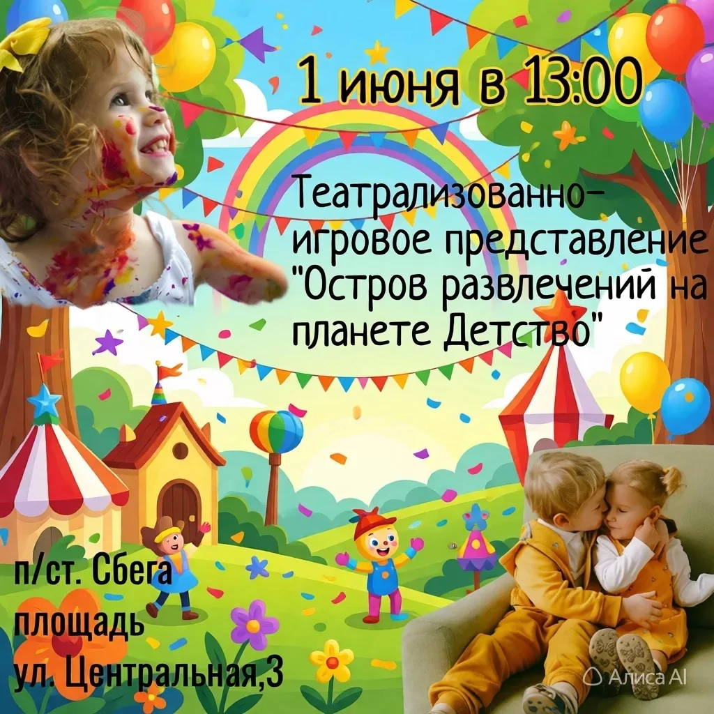 ☀️День защиты детей с. Сбега