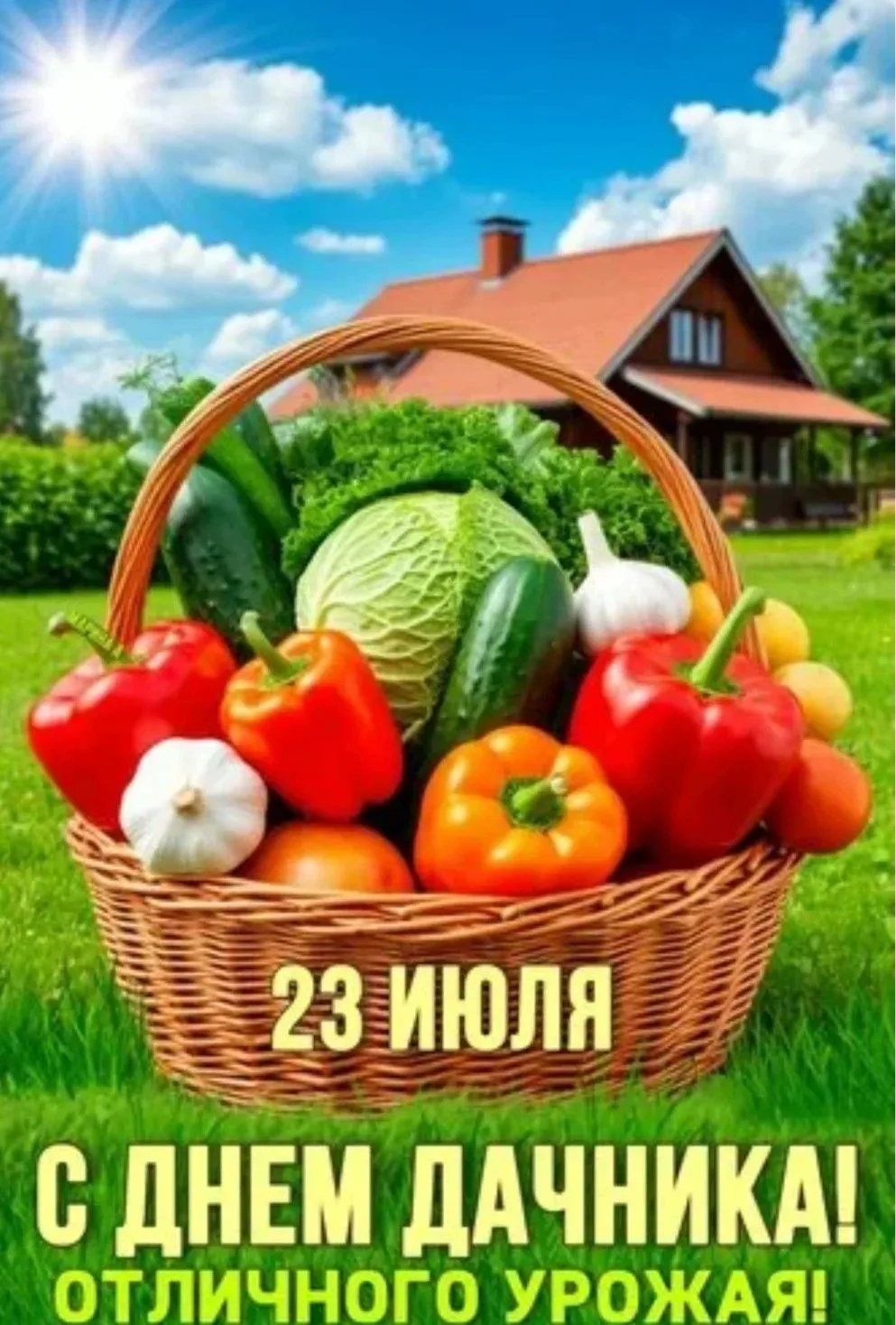 🏡23 ИЮЛЯ-ДЕНЬ ДАЧНИКА🏡

🌶️ В нашей стране сегодня отмечается день дачника. Кто-то выращивает на с