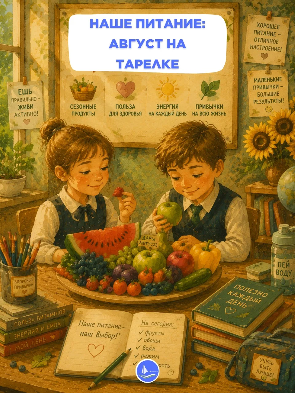 🍎НАШЕ ПИТАНИЕ: АВГУСТ НА ТАРЕЛКЕ