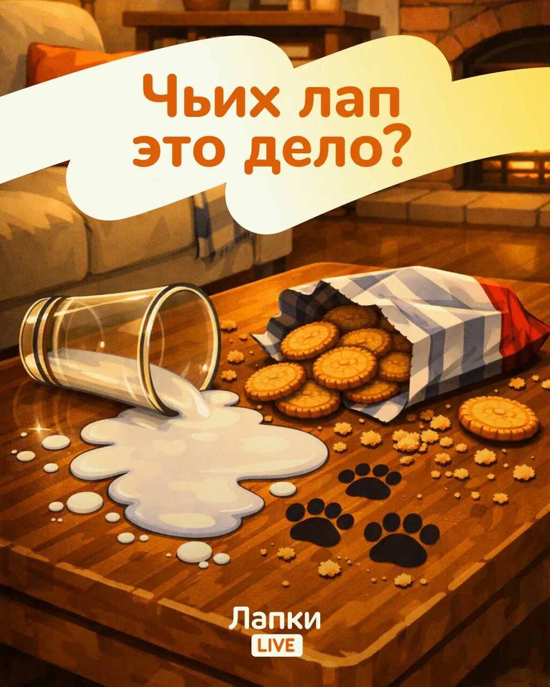 📁 Происшествие в гостиной. Продолжаем детективное расследование с рубрикой «Место прес...
