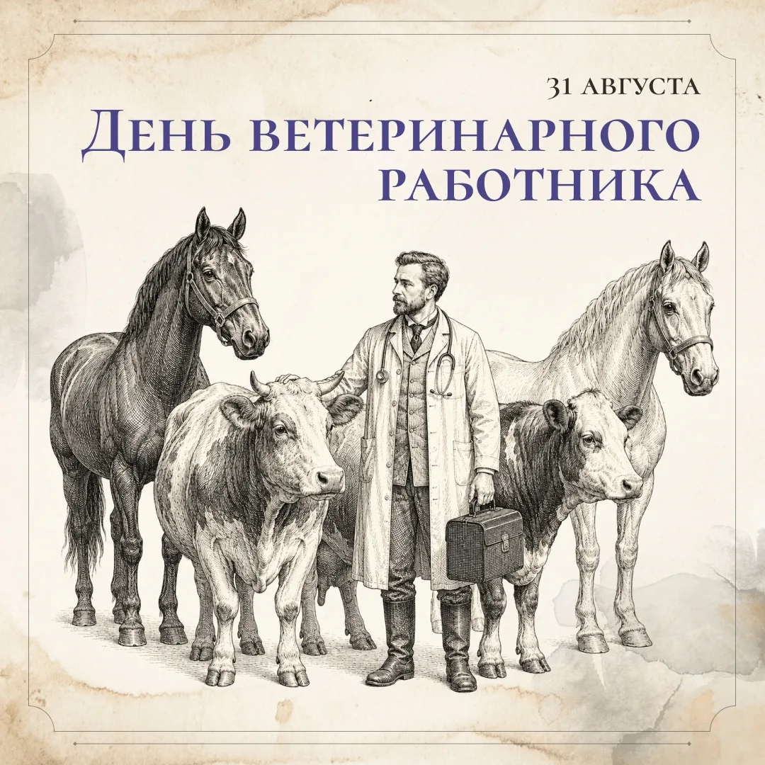 🐾  31 августа в России отмечается День ветеринарного работника!