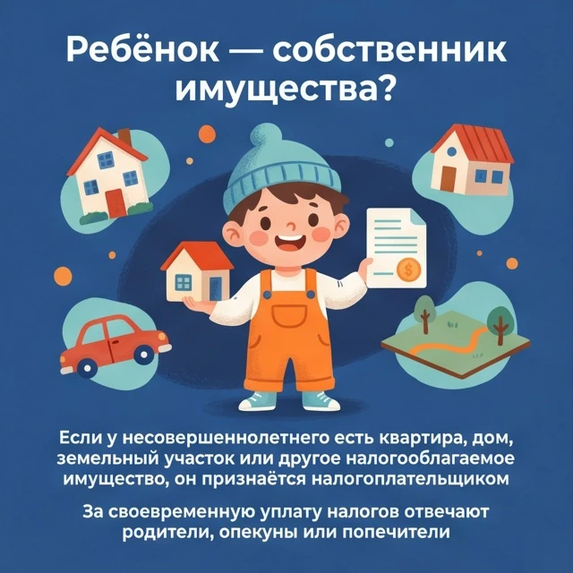 Как родителям оплатить налоги за ребёнка