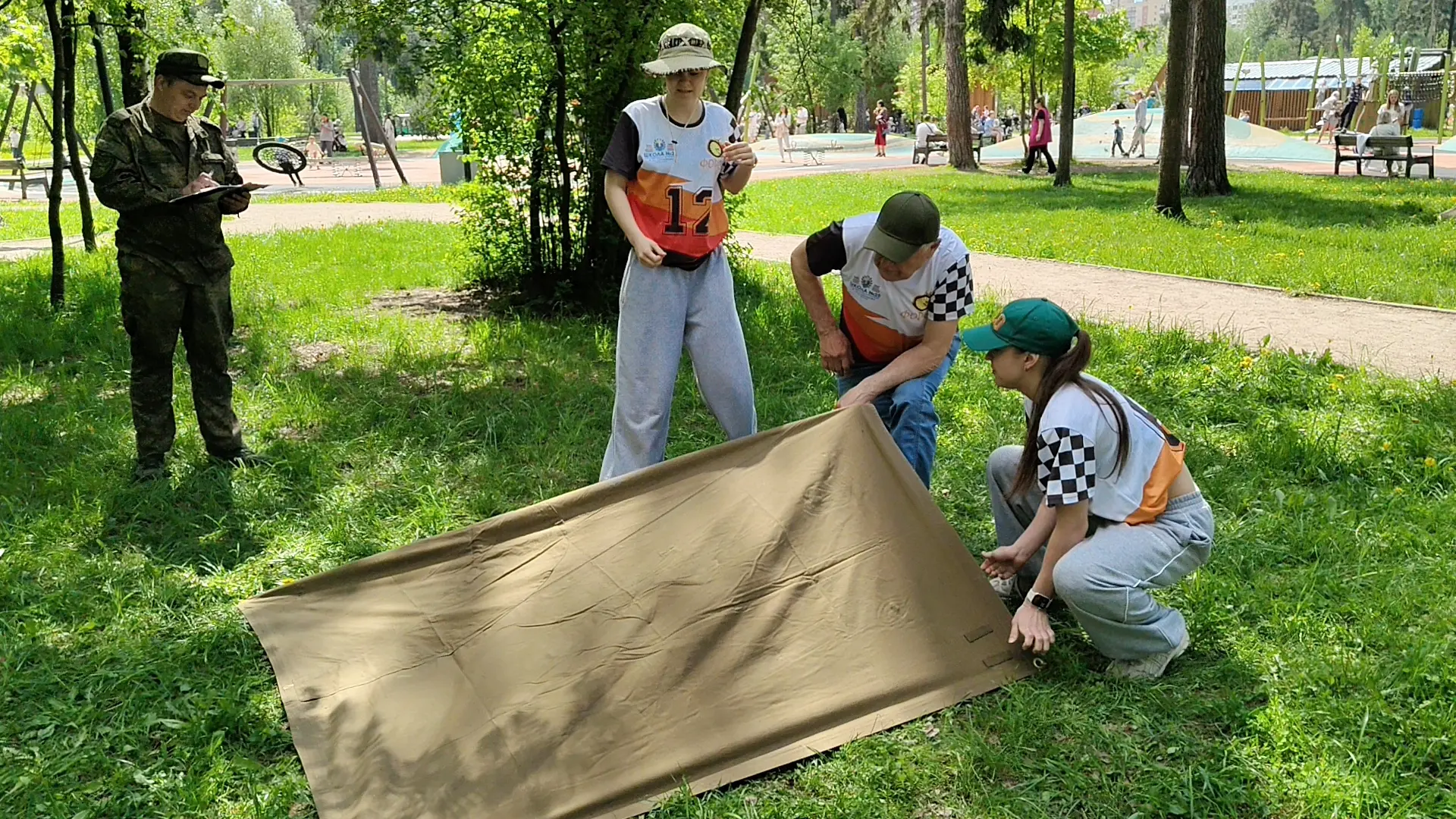 16.05.2025 Муницпальный этап Всероссийского проекта #СемейнаяЗарница Школу 25 представляла команда Ф