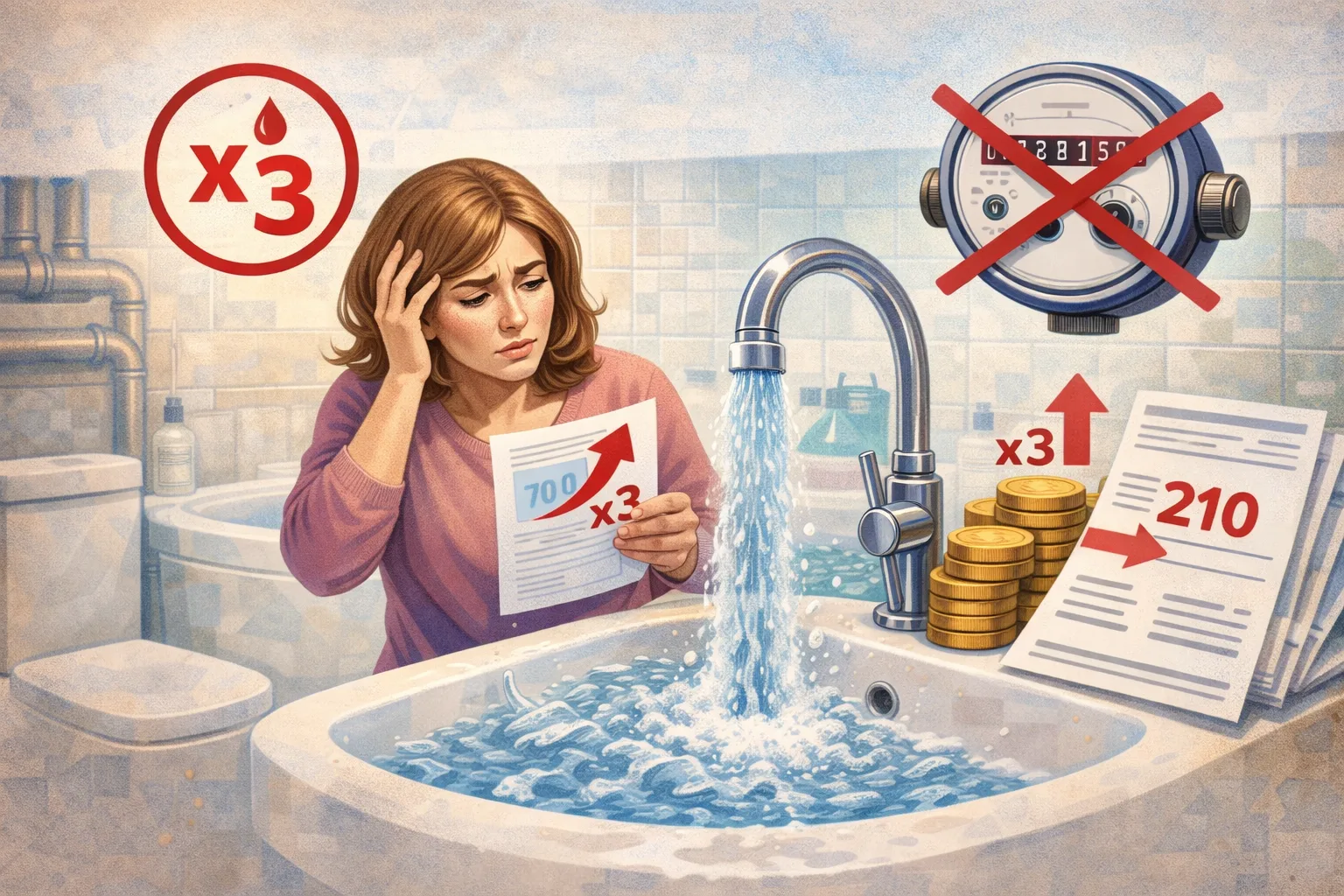 📊 Коэффициент ×3 за отсутствие счётчика — вы уже переплачиваете?
С 1 января 2026 года правила измен