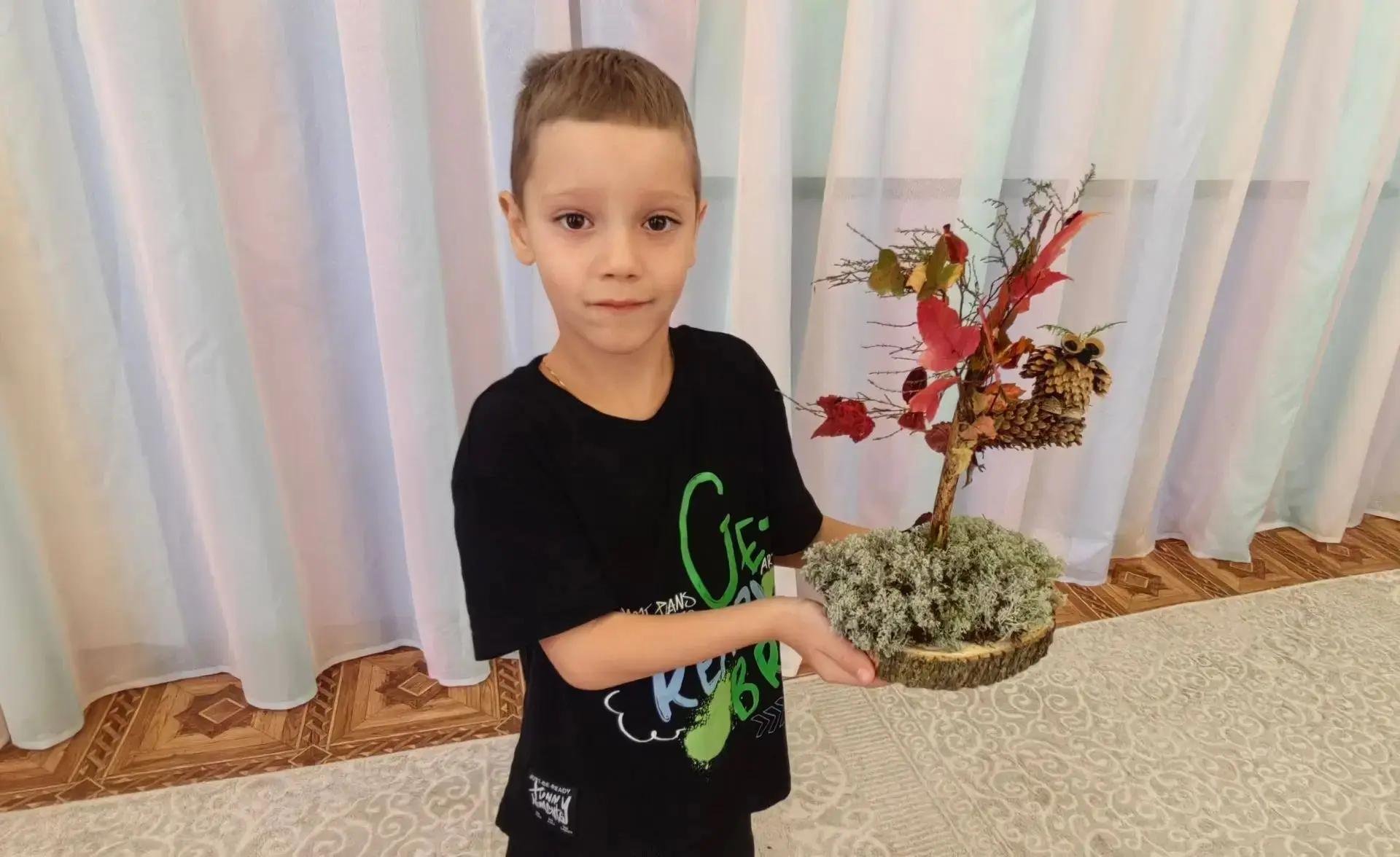 Мудрая сова украшает теперь нашу осеннюю выставку. 🦉🦉🦉