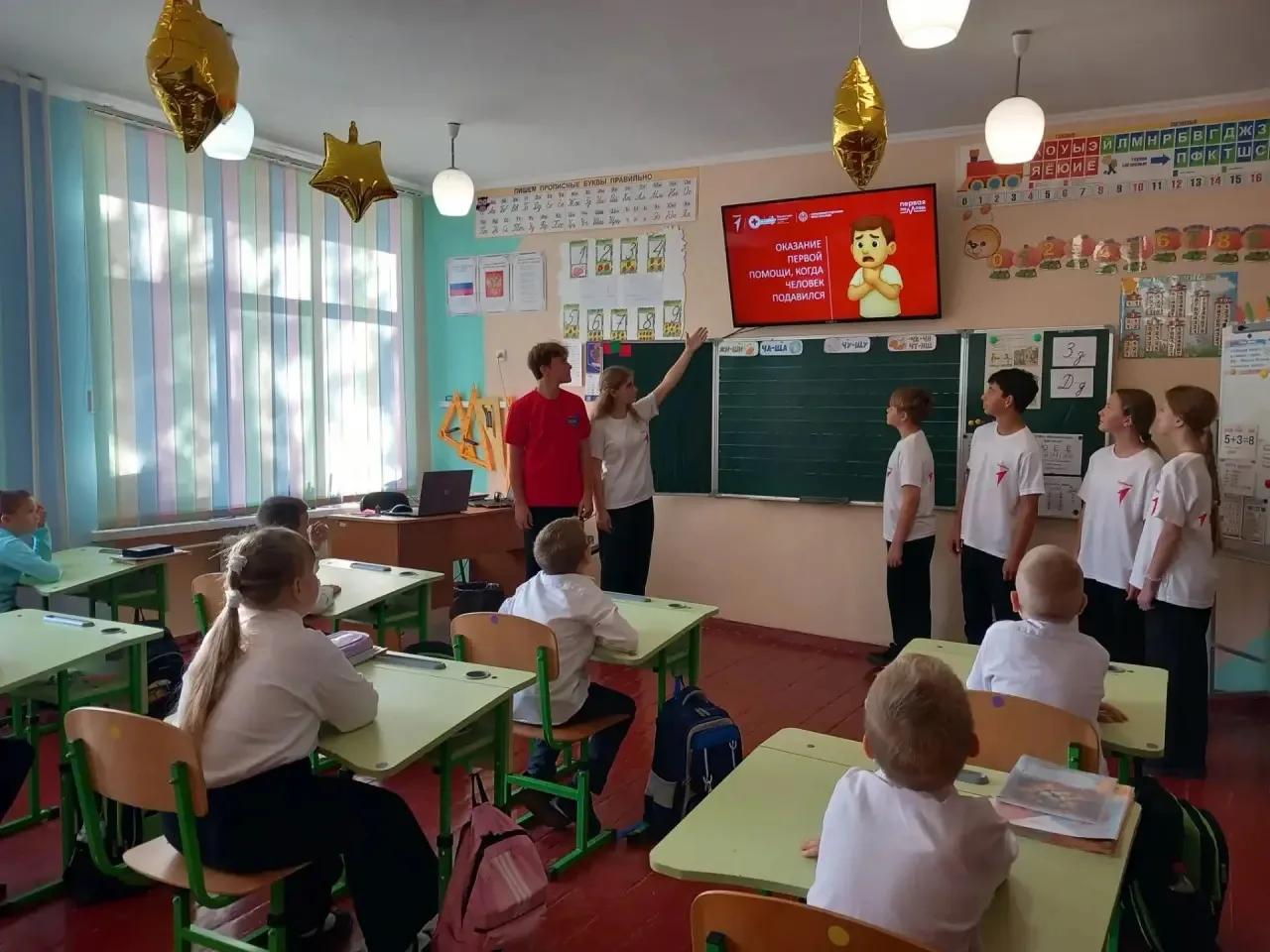 В ГБОУ ХО «Приморская школа Скадовского района» прошел мастер- класс для ребят 1-2 клас...