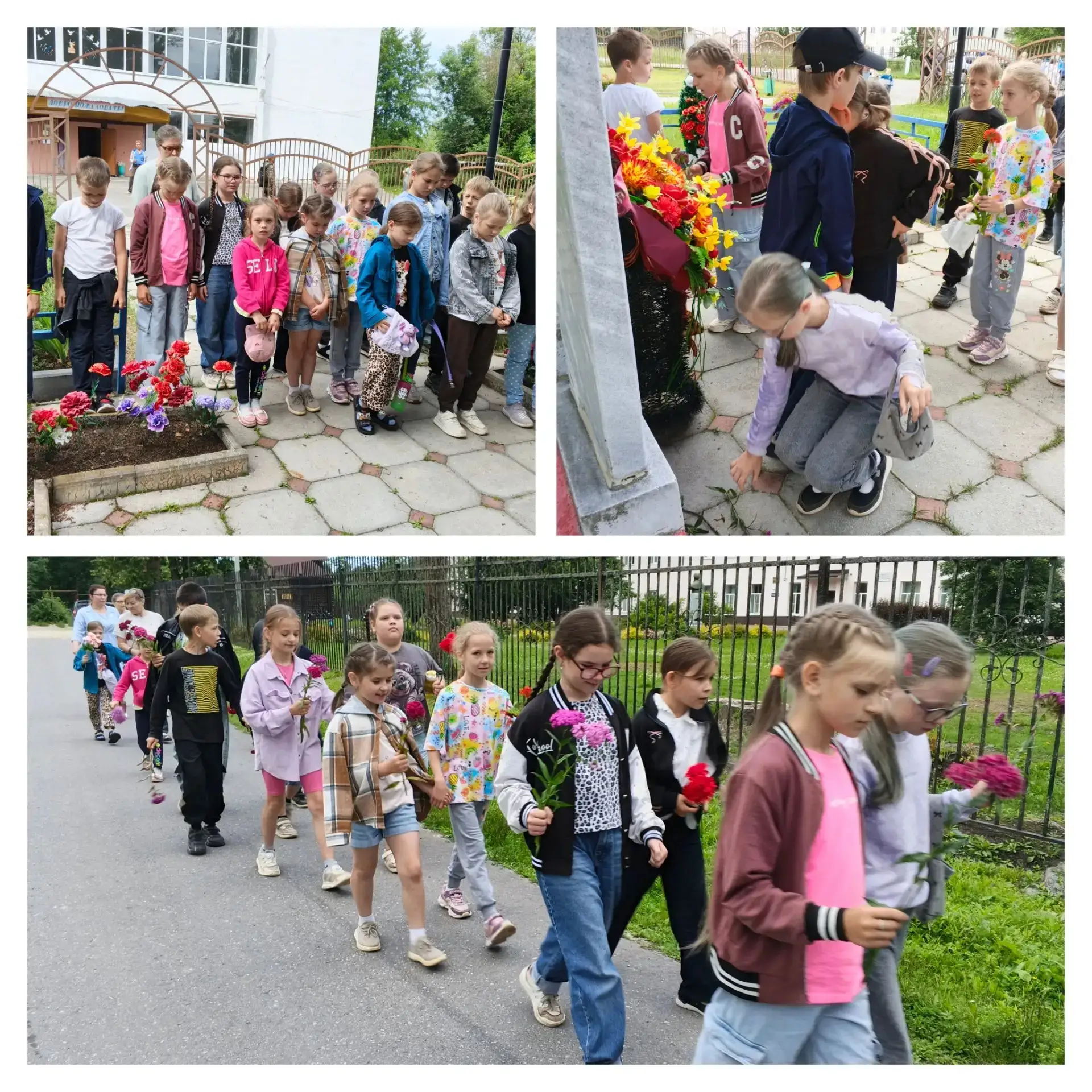 🙏 Сегодня, 22 июня, в День памяти и скорби наш школьный лагерь погрузился в атмосферу глубокого ува