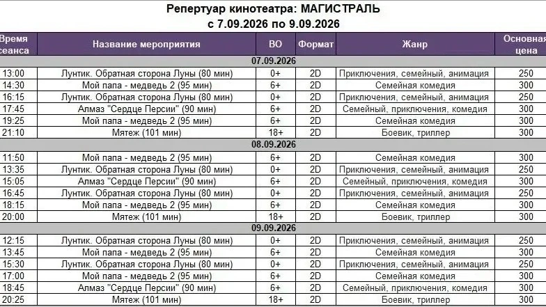 🎬 Начинаем неделю с киносеанса!